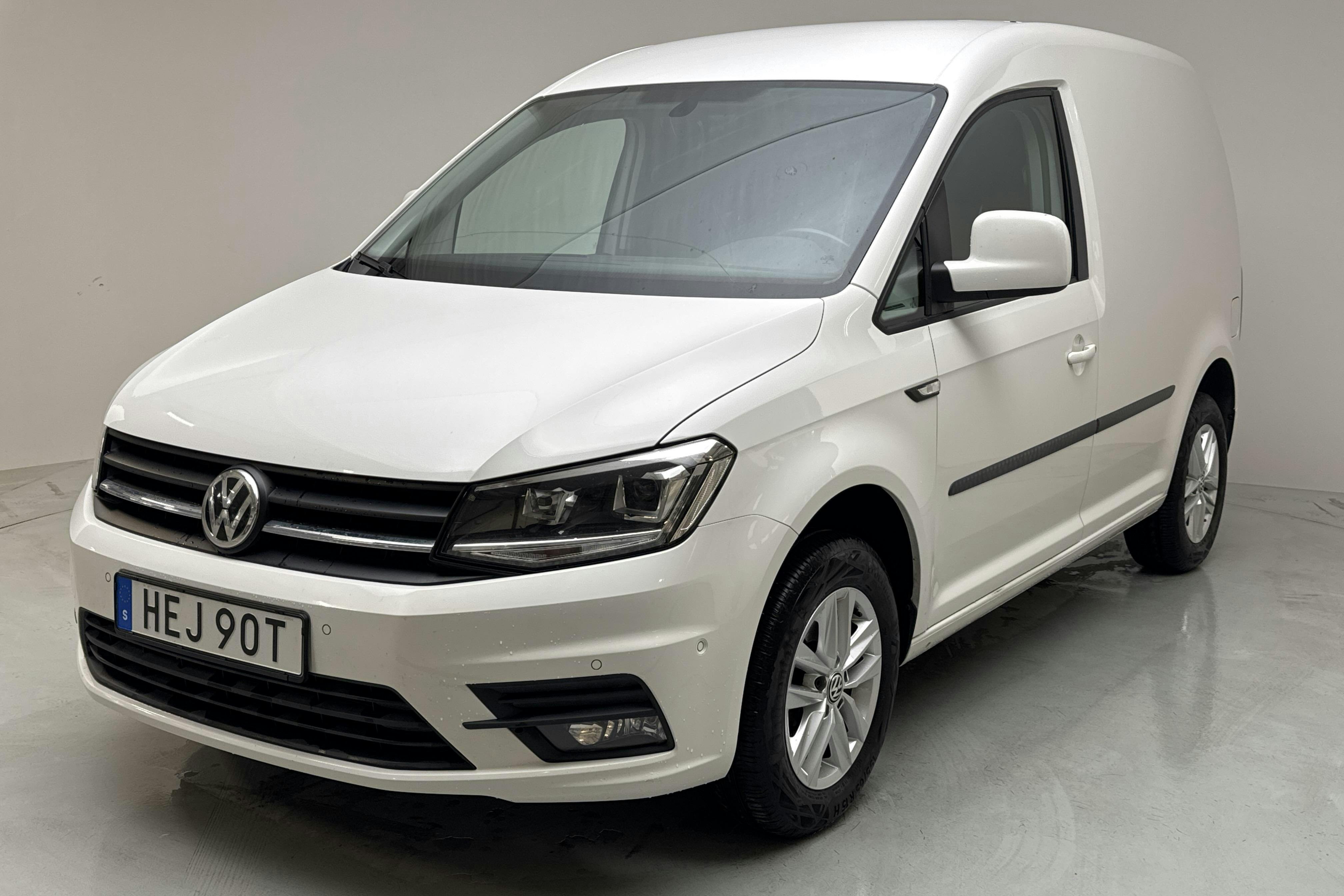 VW Caddy 2.0 TDI Skåp (102hk) - 67 360 km - Automatyczna - biały - 2020