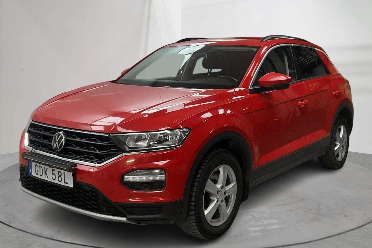 VW T-Roc 2.0 TDI 4MOTION (150hk) - 22 887 mil - Automat - röd - 2021