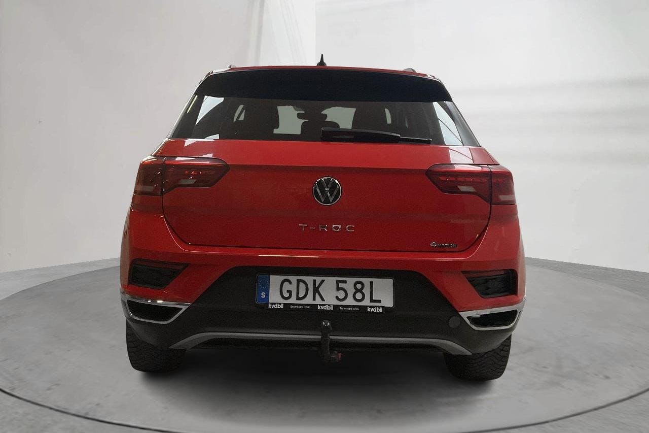 VW T-Roc 2.0 TDI 4MOTION (150hk) - 22 887 mil - Automat - röd - 2021