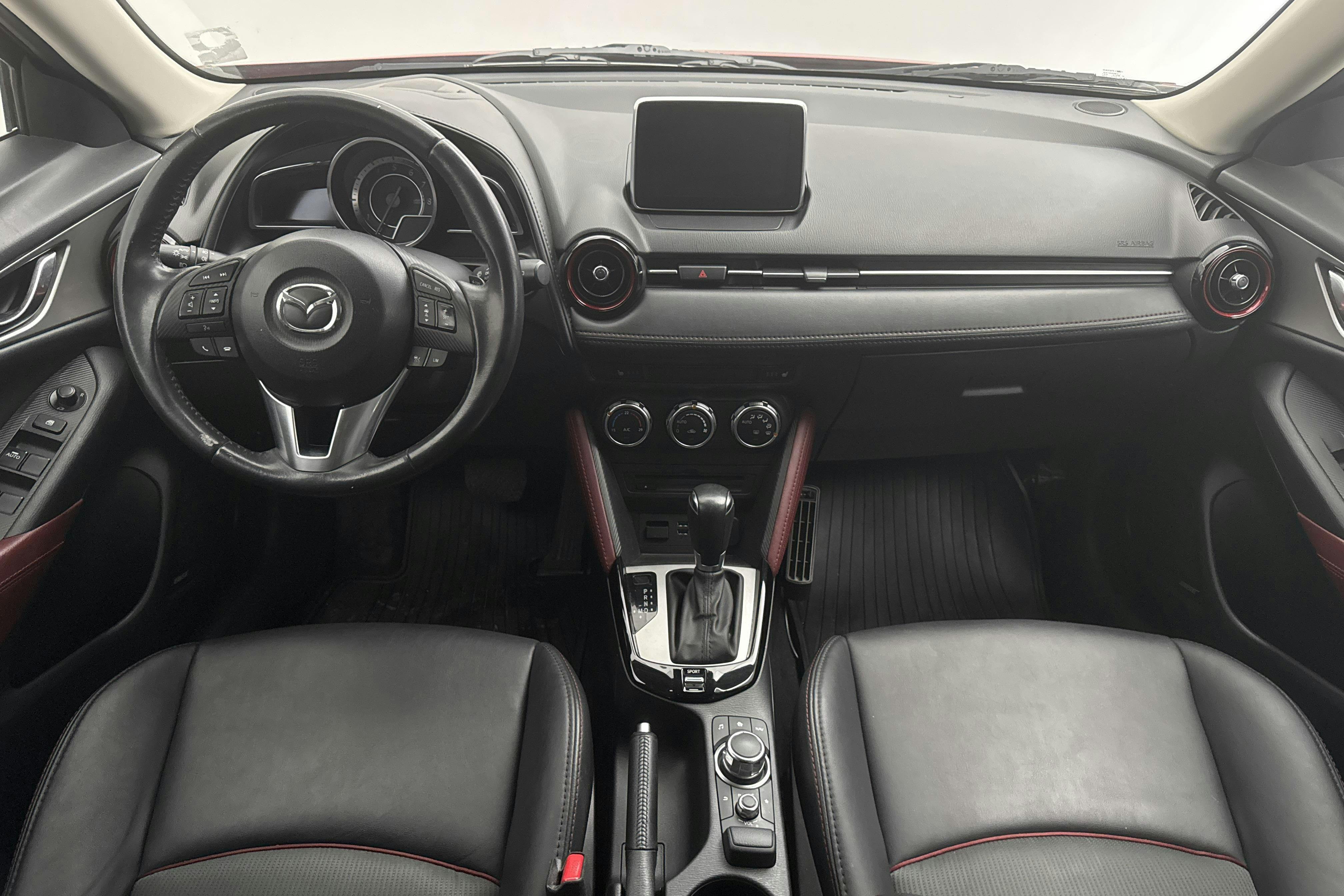 Mazda CX-3 2.0 2WD (120hk) - 108 730 km - Automaatne - punane - 2016
