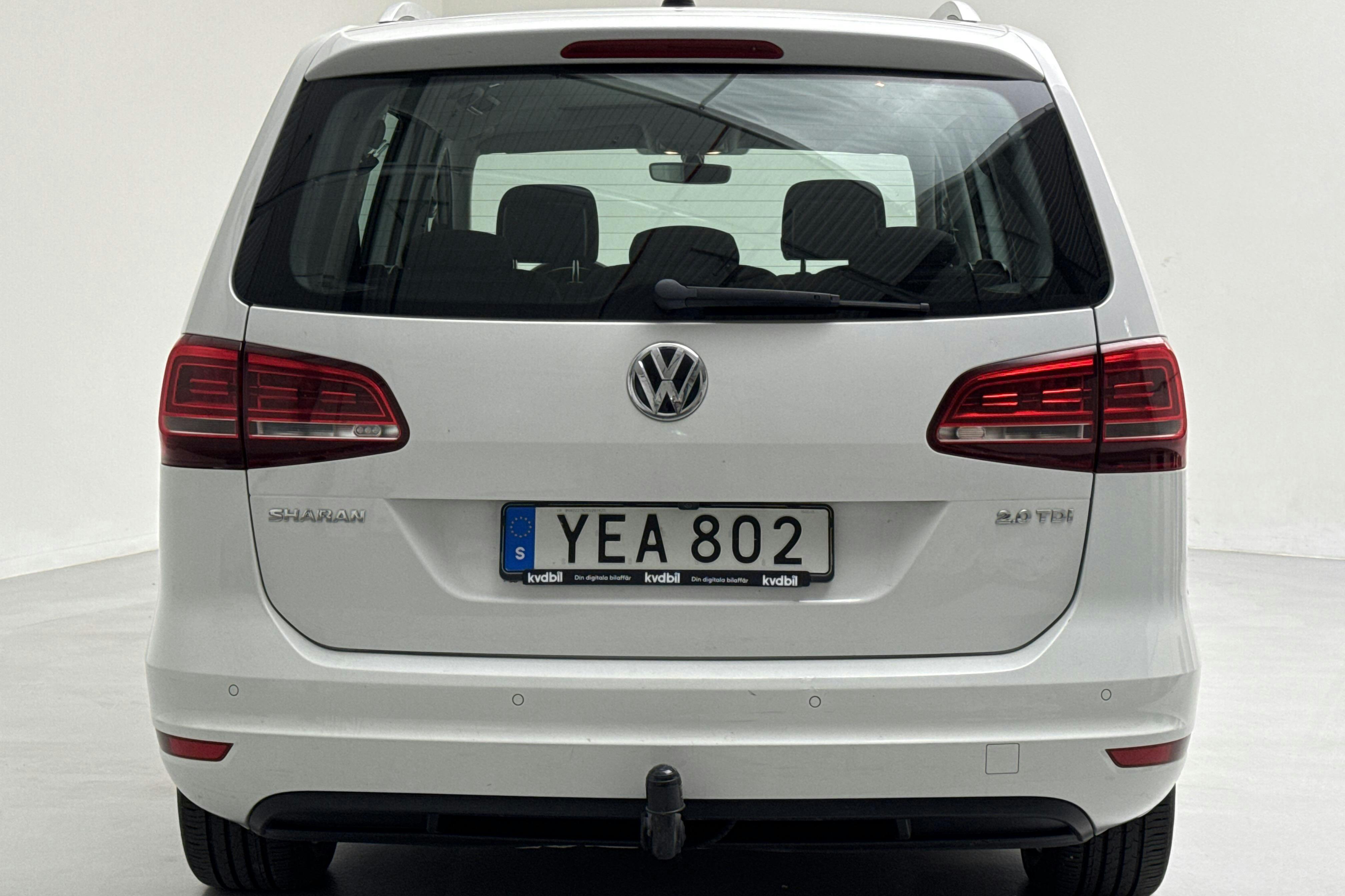 VW Sharan 2.0 TDI (150hk) - 162 820 km - Automatyczna - biały - 2016