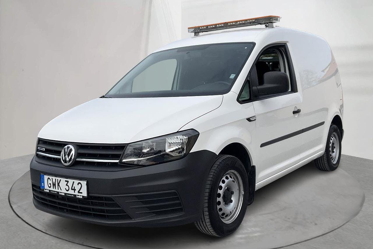 VW Caddy 1.4 TGI Skåp (110hk) - 78 440 km - Manuaalinen - valkoinen - 2016
