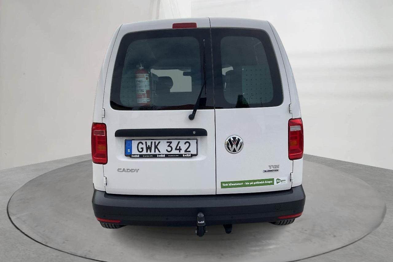 VW Caddy 1.4 TGI Skåp (110hk) - 78 440 km - Manuaalinen - valkoinen - 2016