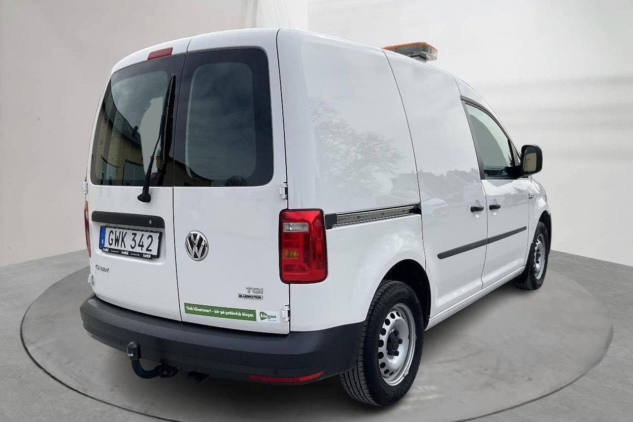 VW Caddy 1.4 TGI Skåp (110hk) - 78 440 km - Manuaalinen - valkoinen - 2016