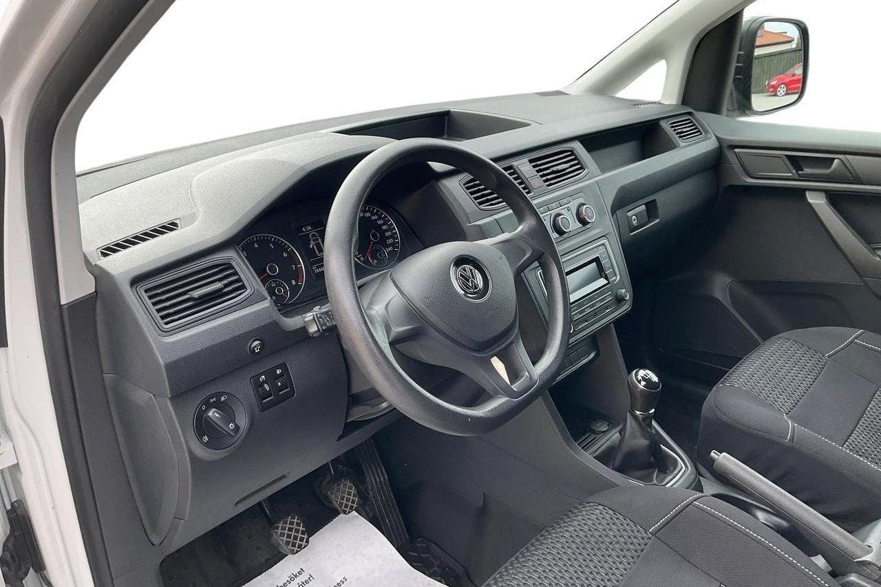VW Caddy 1.4 TGI Skåp (110hk) - 78 440 km - Manuaalinen - valkoinen - 2016