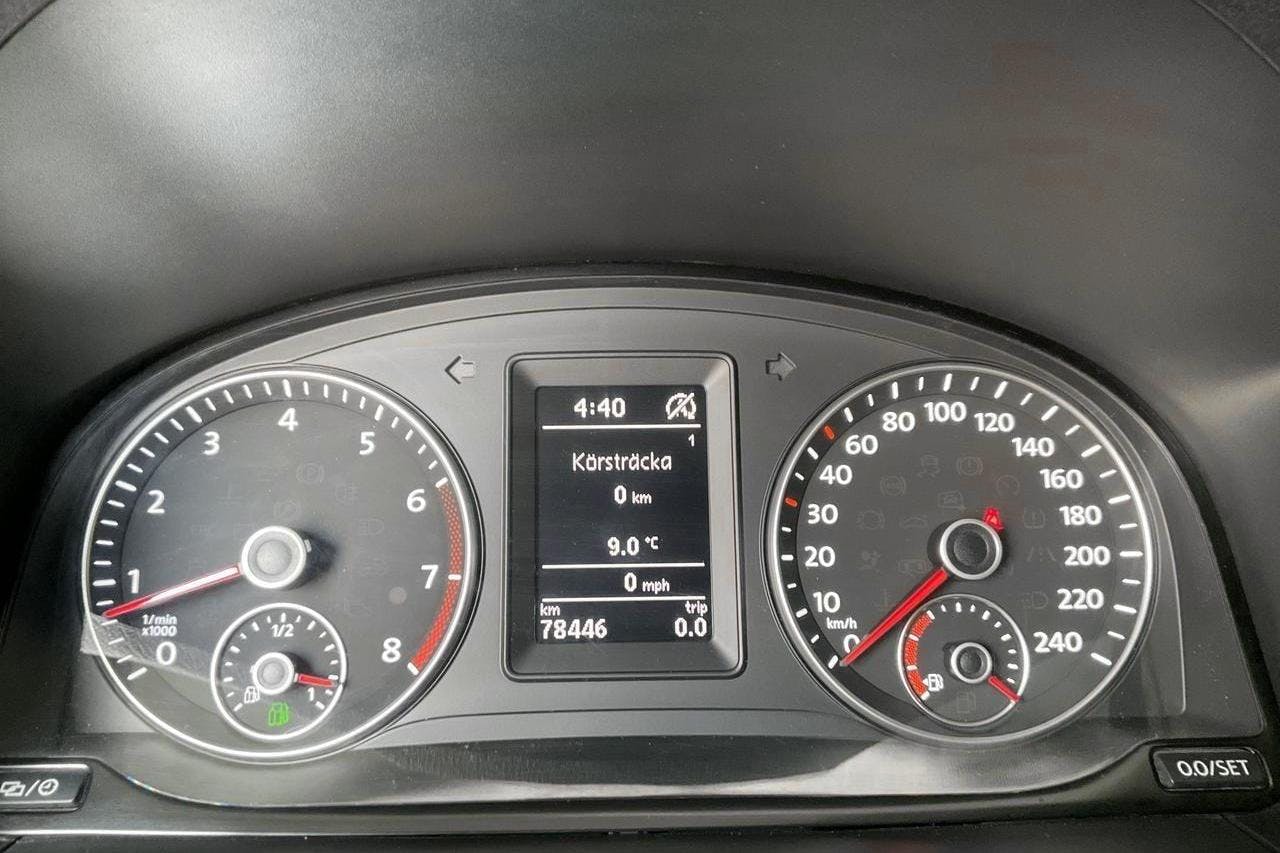 VW Caddy 1.4 TGI Skåp (110hk) - 78 440 km - Manuaalinen - valkoinen - 2016