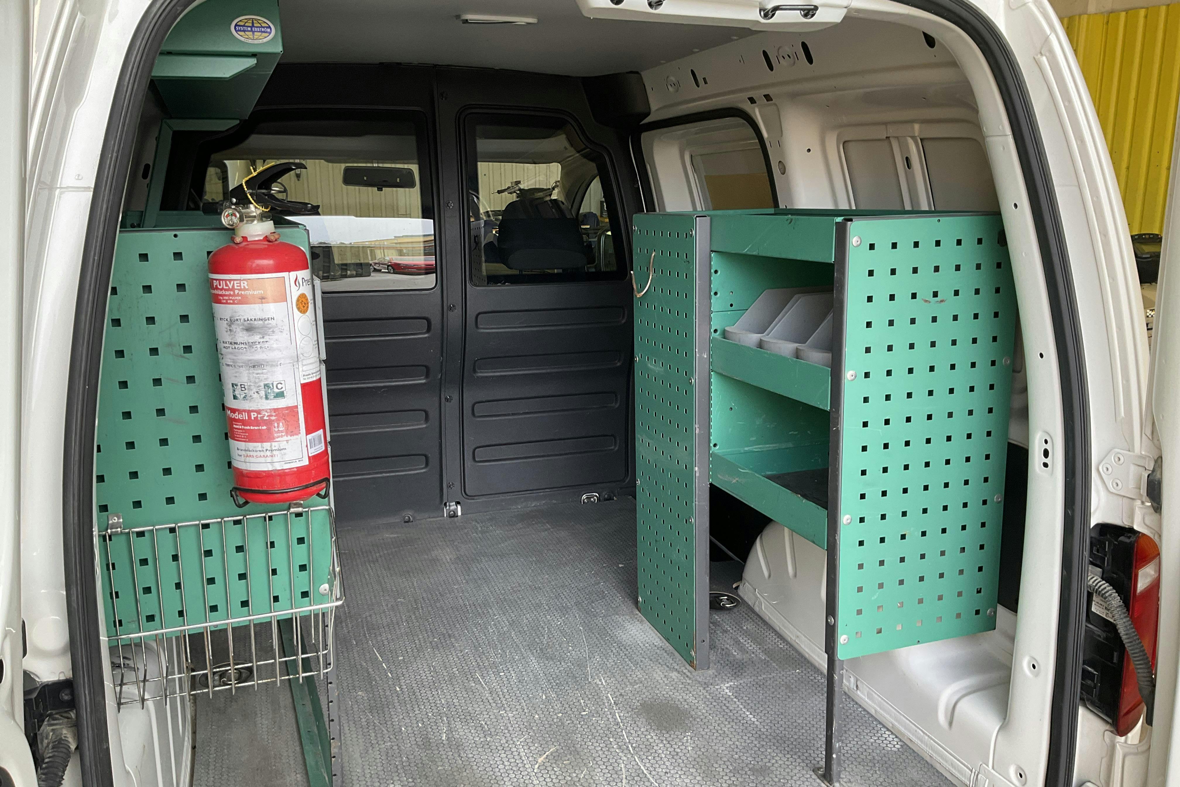 VW Caddy 1.4 TGI Skåp (110hk) - 78 440 km - Manuaalinen - valkoinen - 2016