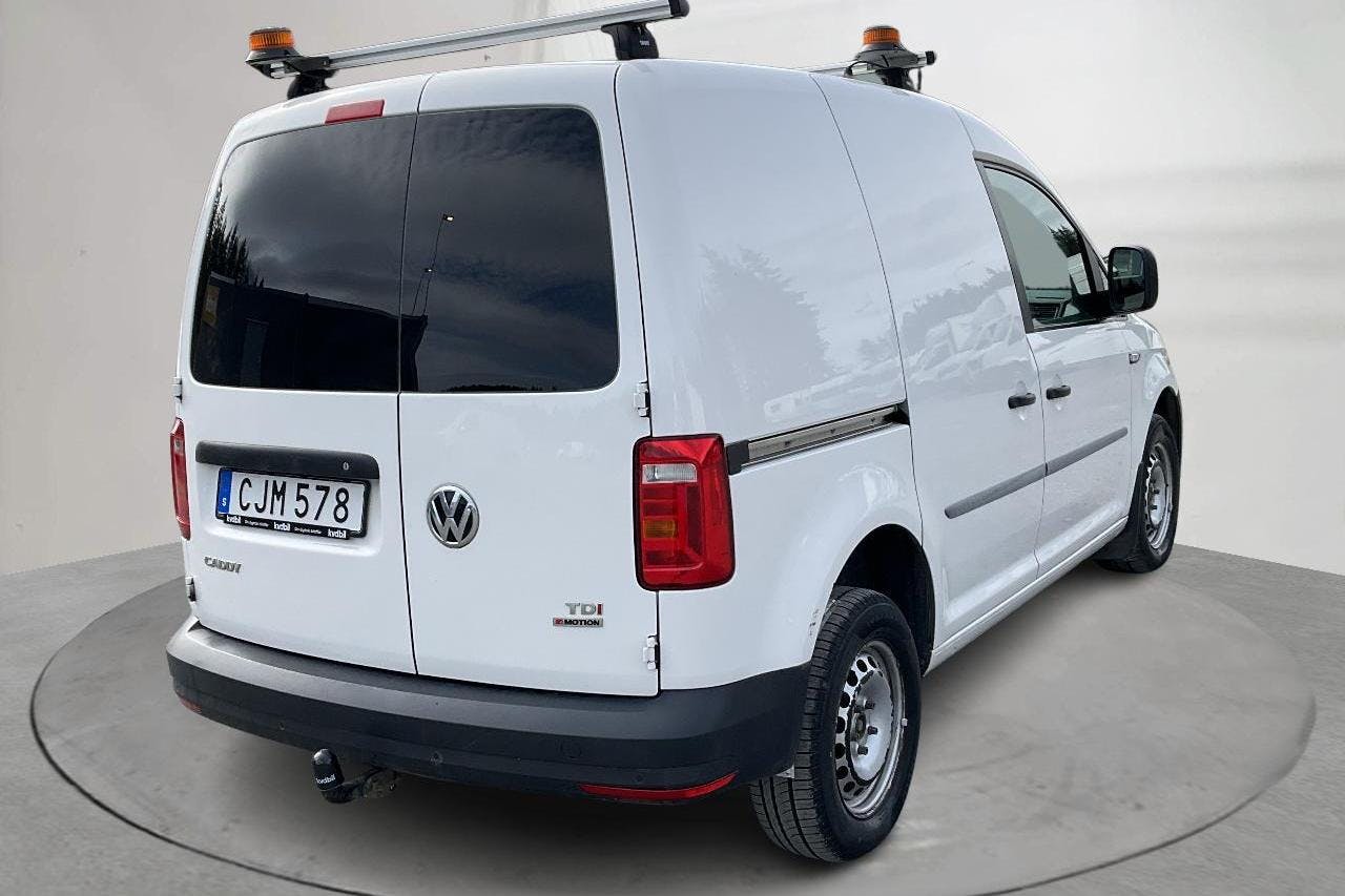 VW Caddy 2.0 TDI Skåp 4MOTION (122hk) - 197 090 km - Manuaalinen - valkoinen - 2018