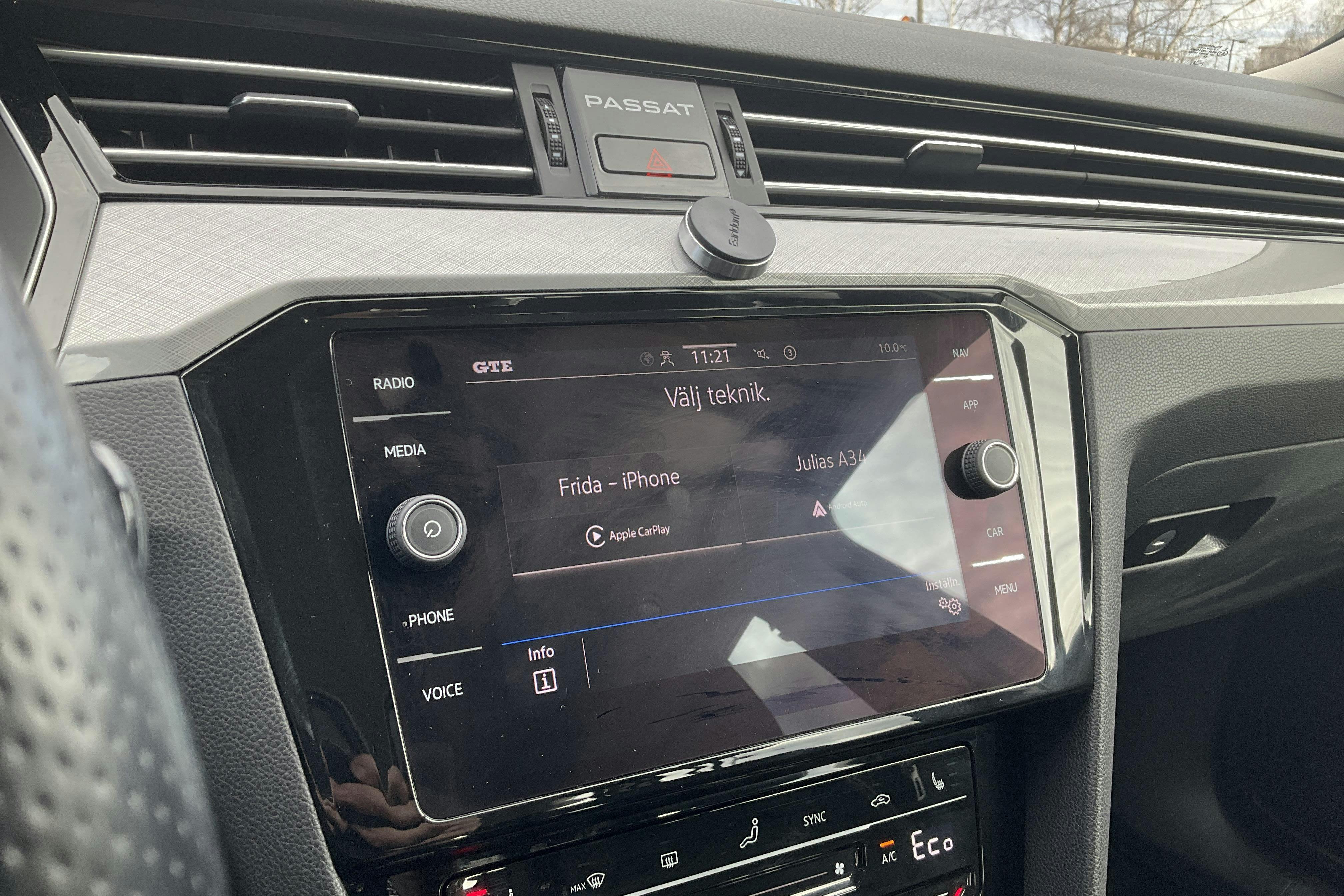 VW Passat 1.4 GTE Sportscombi (218hk) - 76 260 km - Automaatne - valge - 2021