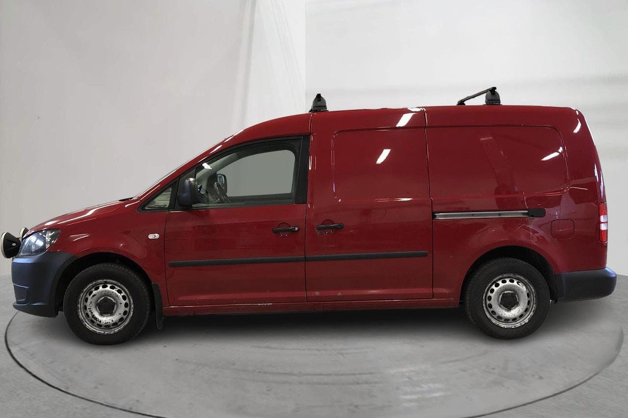 VW Caddy 1.6 TDI Maxi Skåp (102hk) - 220 590 km - Automatyczna - czerwony - 2014