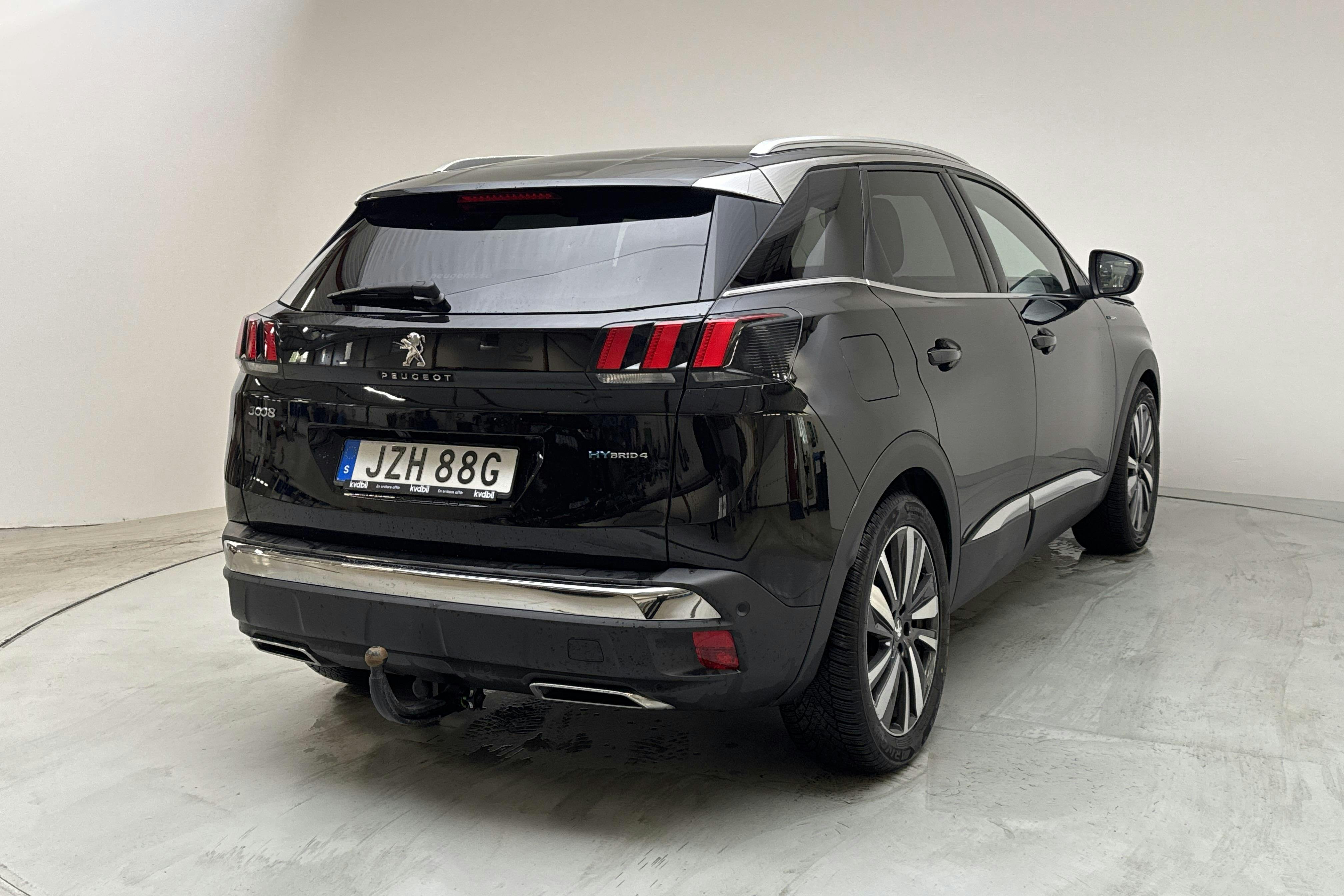 Peugeot 3008 1.6 Plug-in Hybrid 4 (300hk) - 77 840 km - Automaatne - must - 2020
