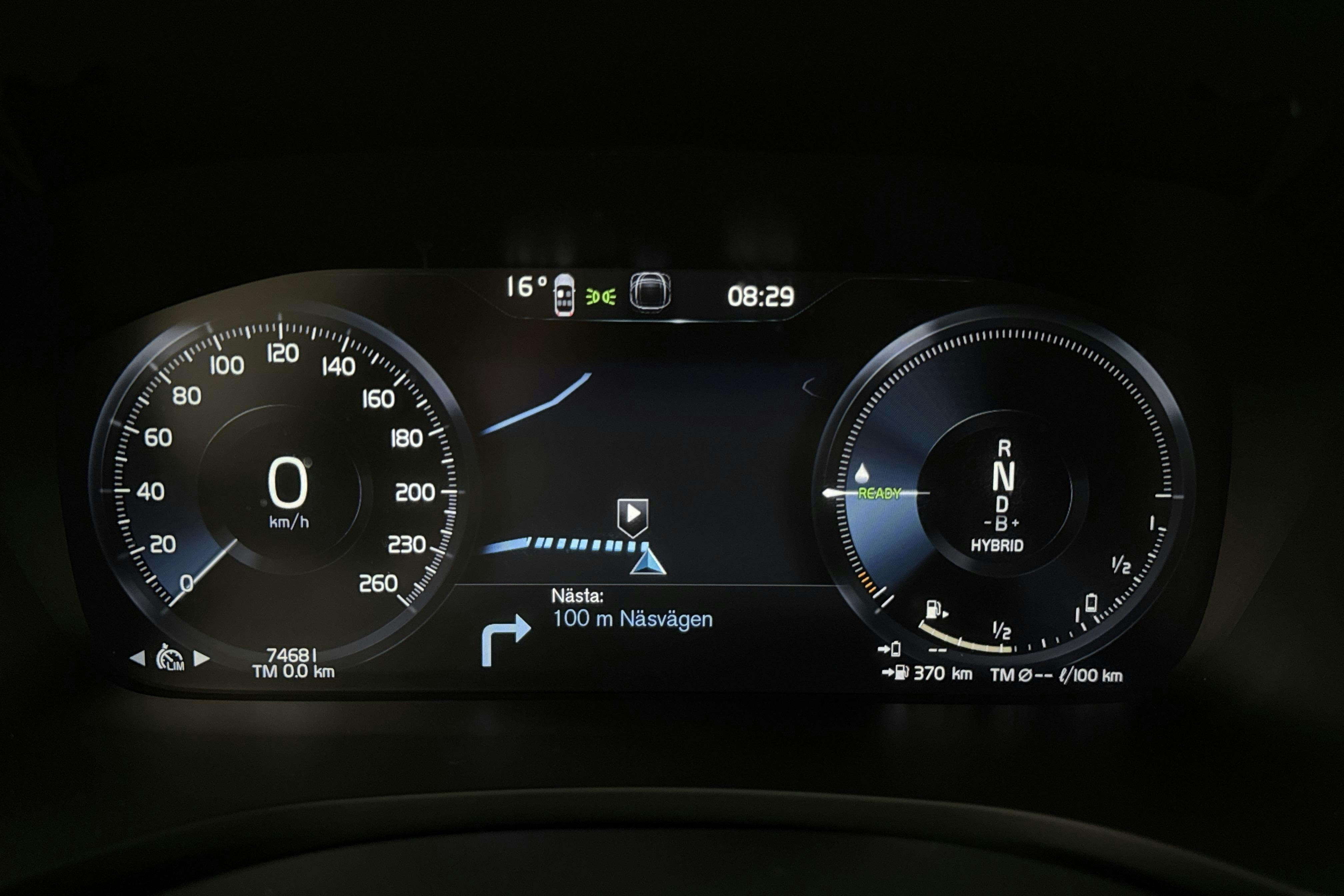 Volvo V60 T8 AWD Recharge (455hk) - 74 680 km - Automatic - black - 2022