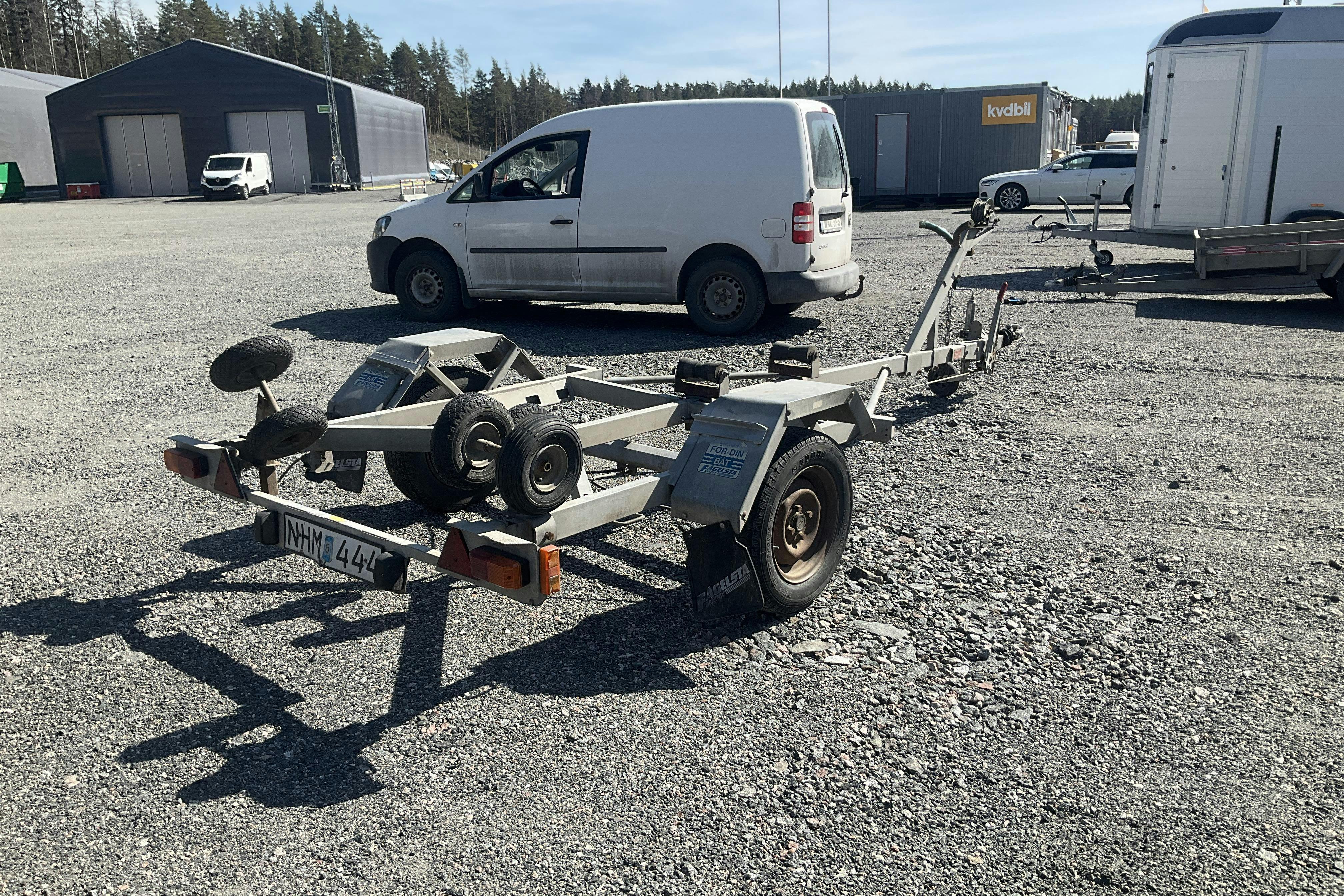 FÅGELSTA-SLÄPET 0600 Båttrailer Släpvagn - 0 km - grå - 1988