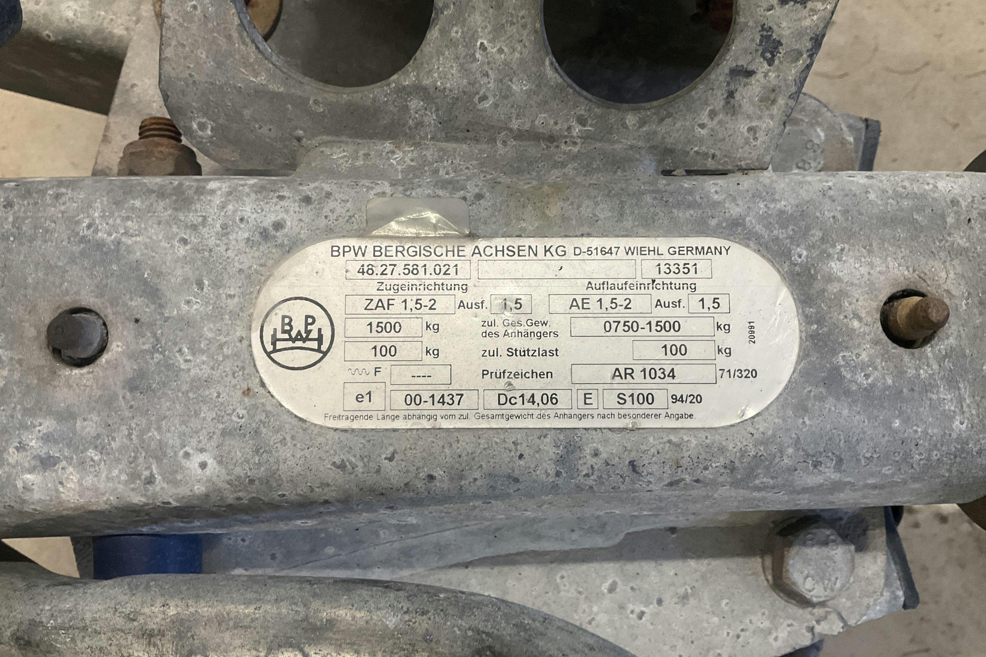 Larssons SLÄPET LS 1700 B Kåpsläpvagn Släpvagn (Rep.Objekt) - 0 km - Light Grey - 2006