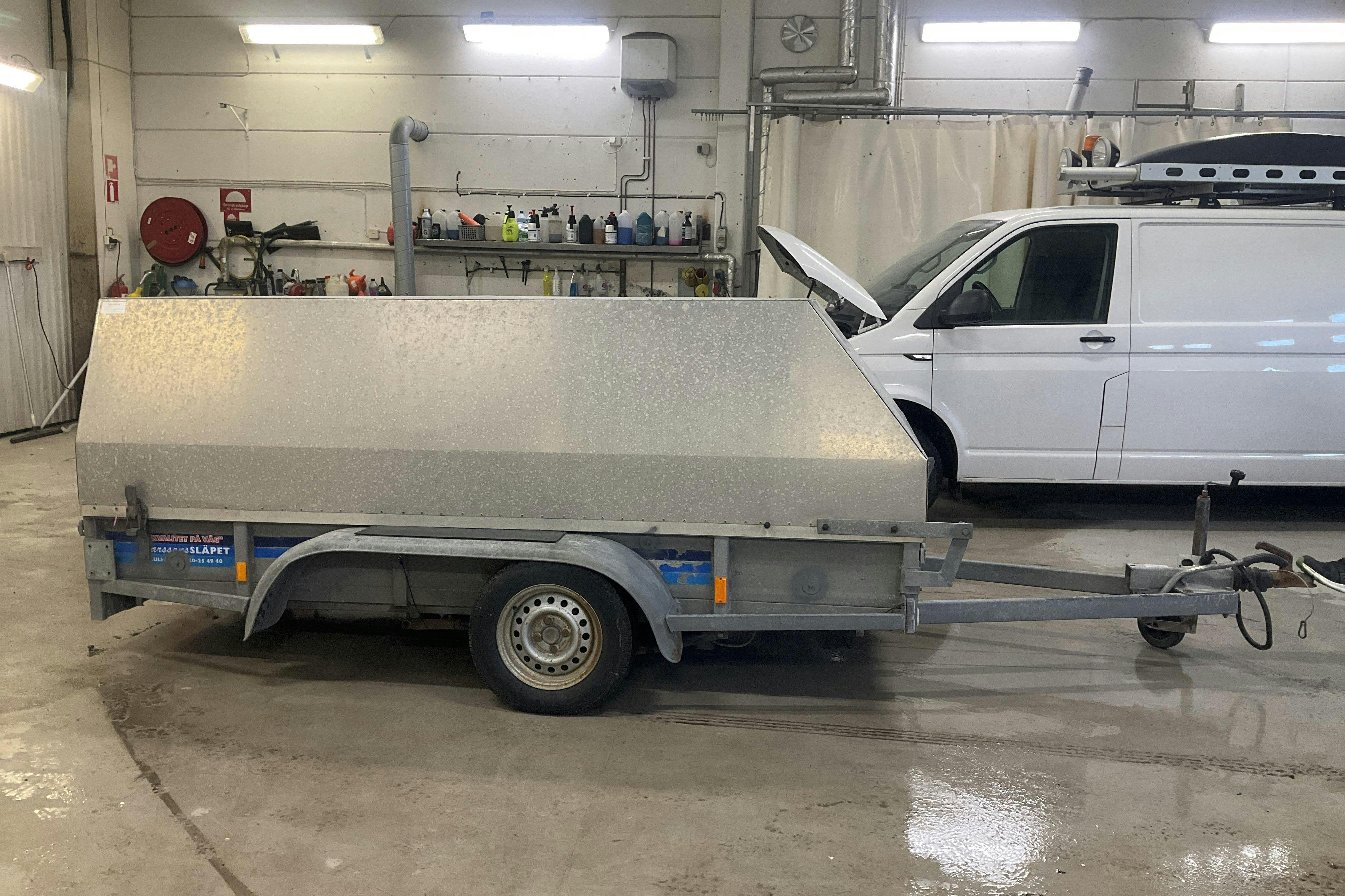 Larssons SLÄPET LS 1700 B Kåpsläpvagn Släpvagn (Rep.Objekt) - 0 km - Light Grey - 2006