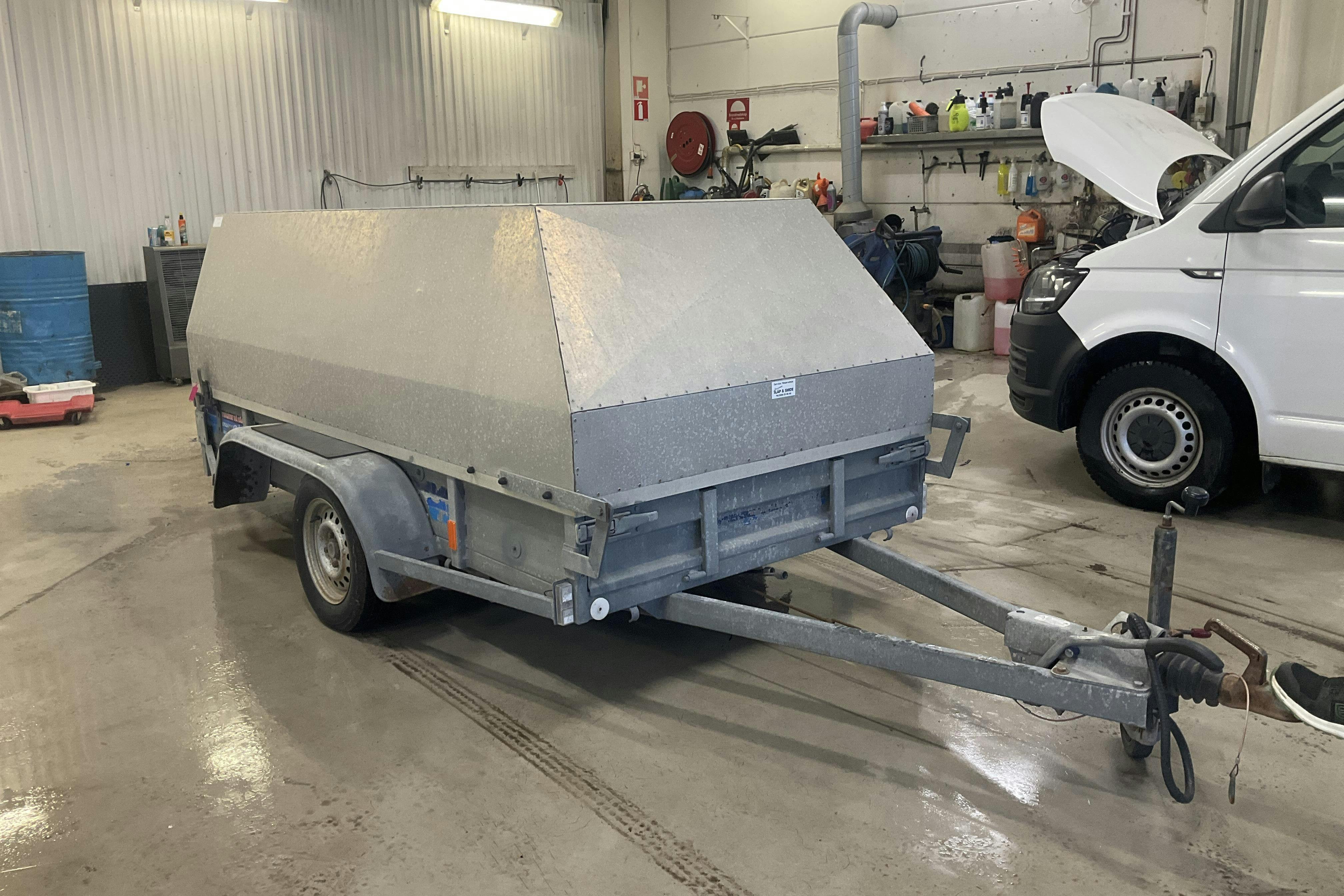 Larssons SLÄPET LS 1700 B Kåpsläpvagn Släpvagn (Rep.Objekt) - 0 km - Light Grey - 2006