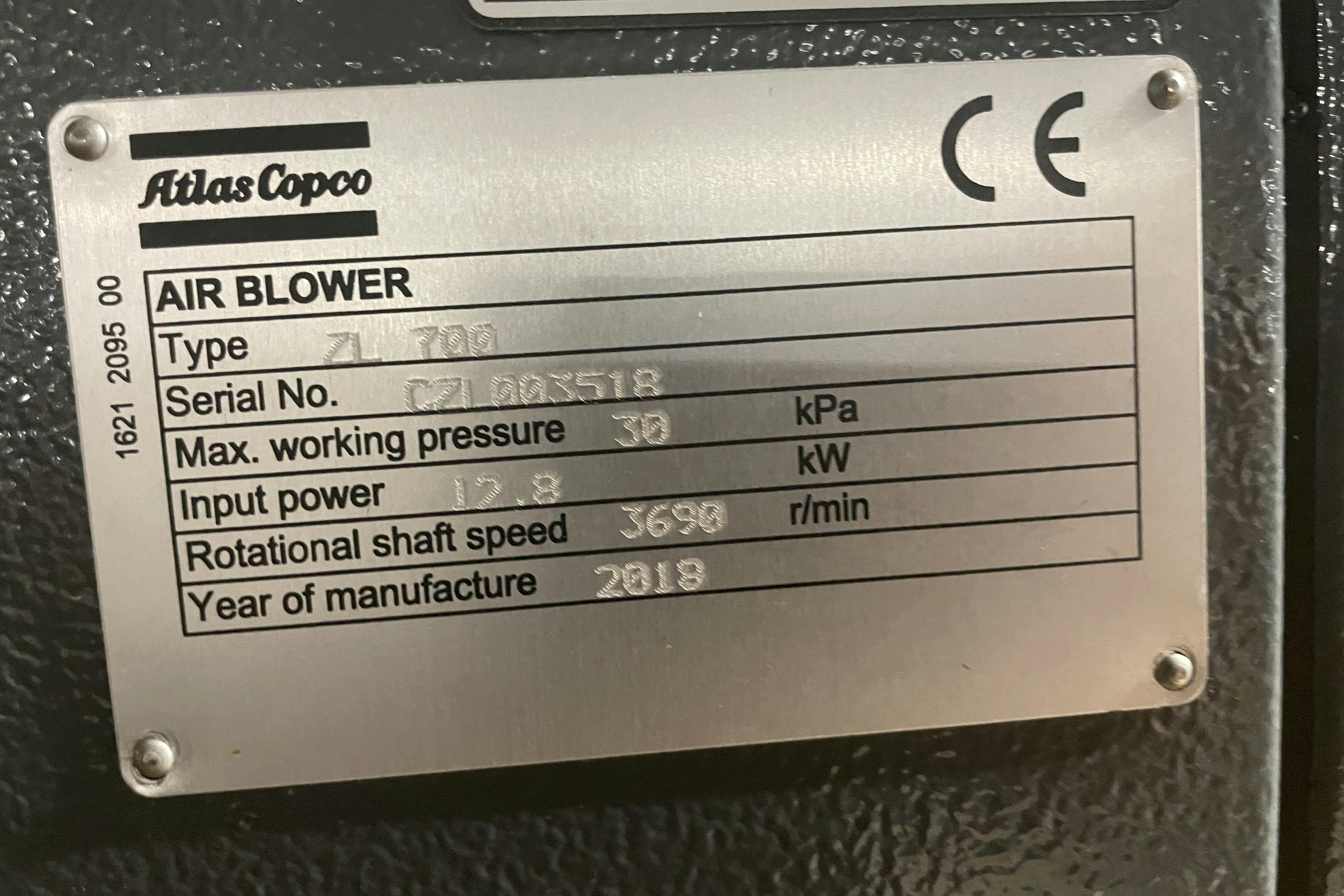 Atlas Copco ZL-700 Kompressor - 0 km - 2018