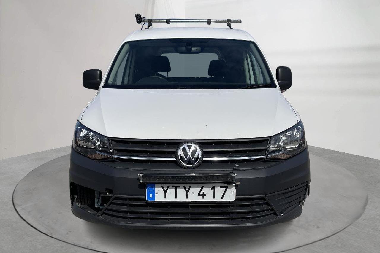 VW Caddy 2.0 TDI Skåp (102hk) - 300 540 km - Automaattinen - valkoinen - 2018