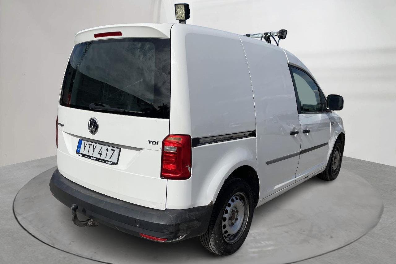 VW Caddy 2.0 TDI Skåp (102hk) - 300 540 km - Automaattinen - valkoinen - 2018
