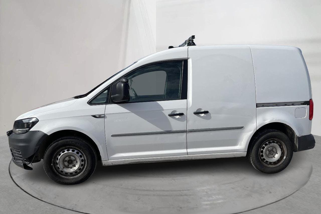 VW Caddy 2.0 TDI Skåp (102hk) - 300 540 km - Automaattinen - valkoinen - 2018