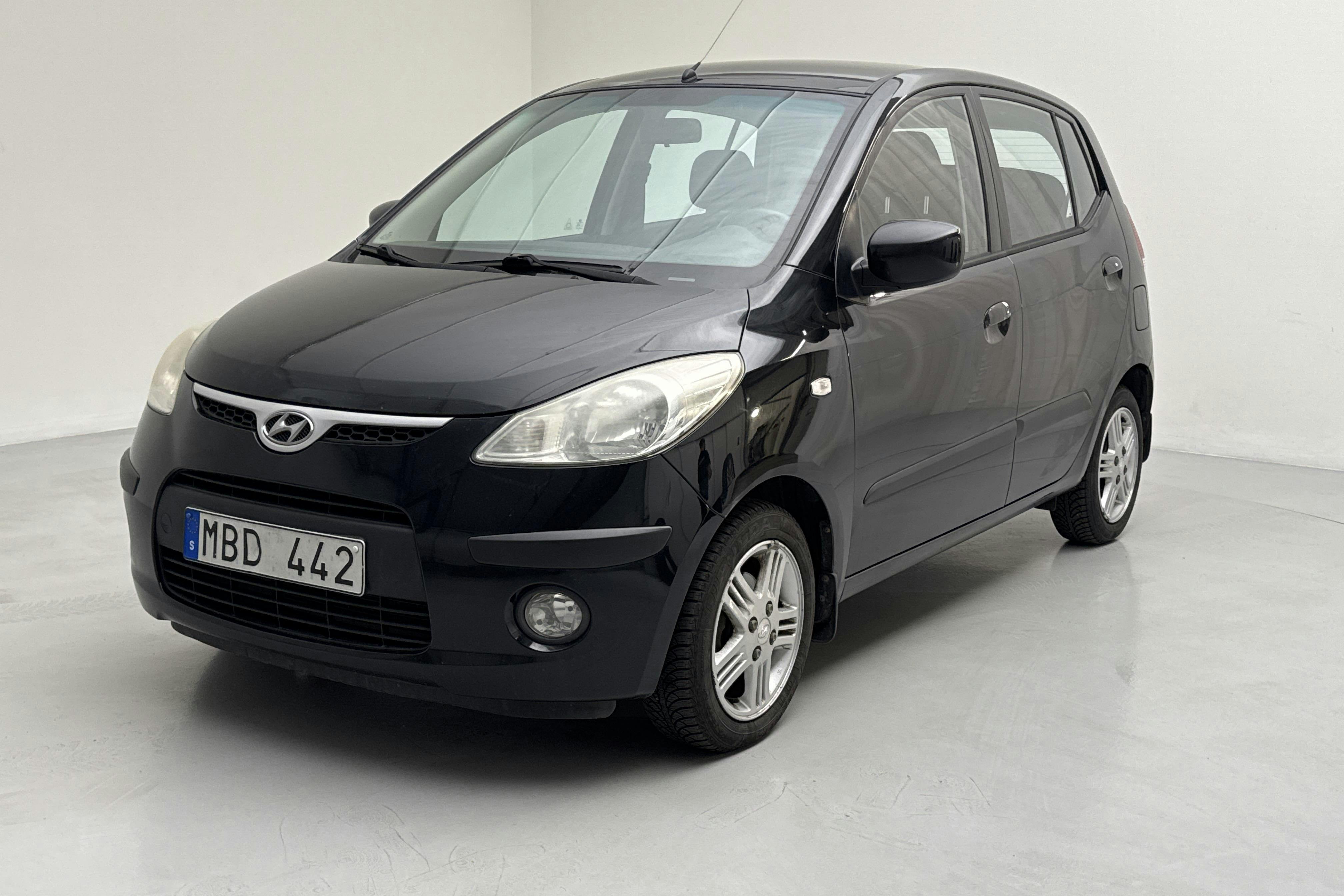 Hyundai i10 1.2 (78hk) - 161 370 km - Käsitsi - must - 2009