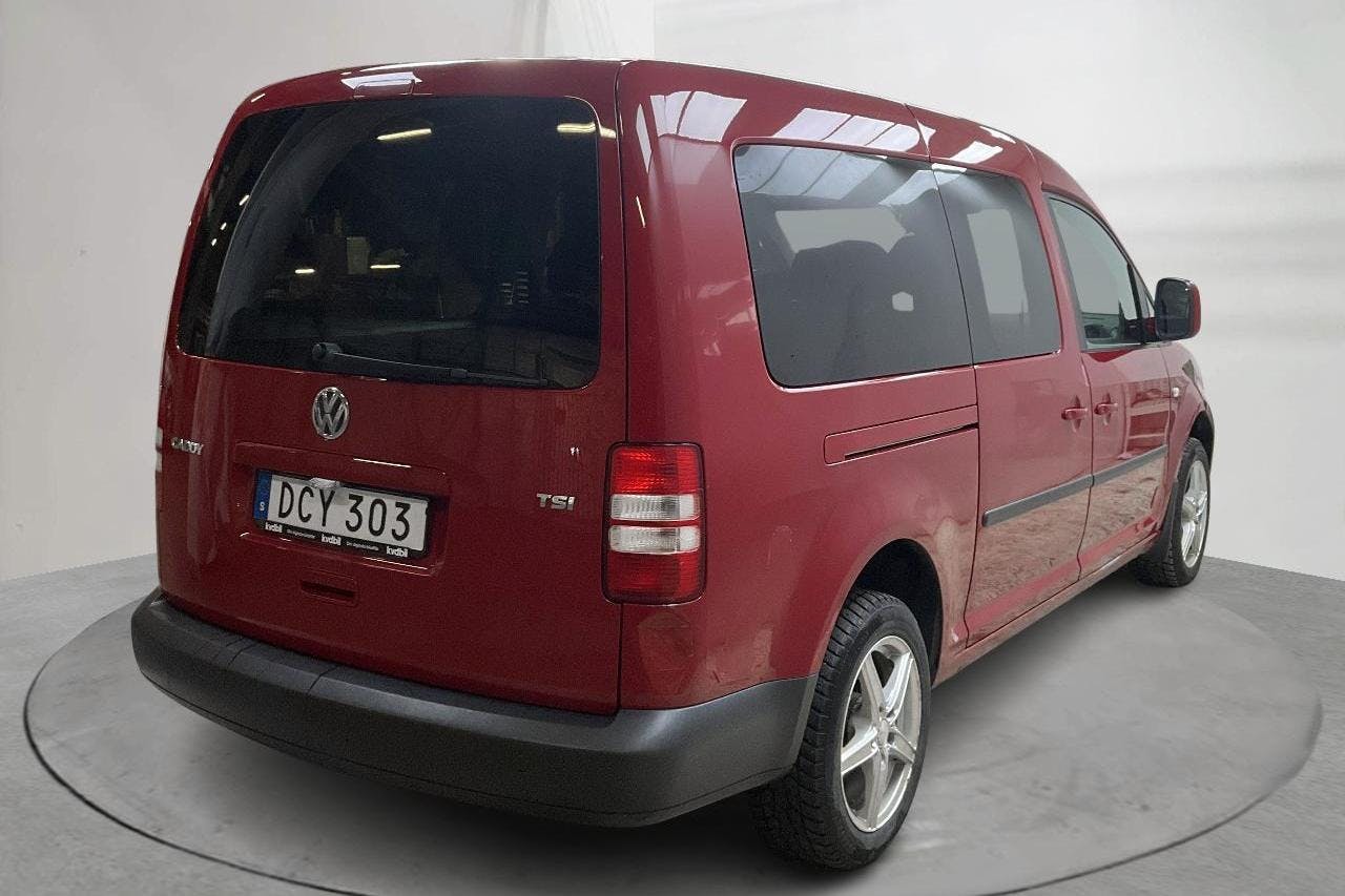 VW Caddy Life 1.2 TSI (105hk) - 116 320 km - Käsitsi - punane - 2014