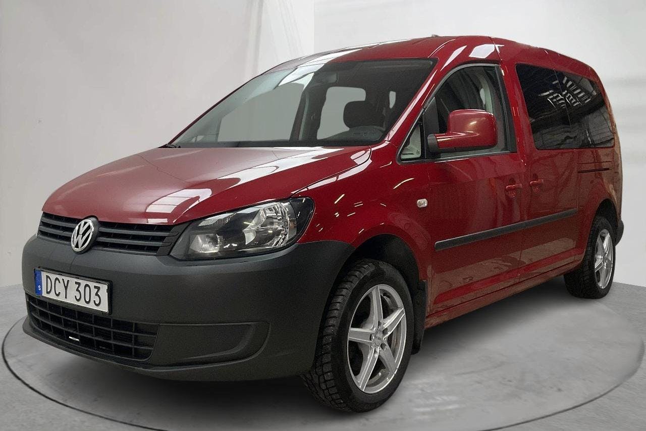 VW Caddy Life 1.2 TSI (105hk) - 116 320 km - Käsitsi - punane - 2014