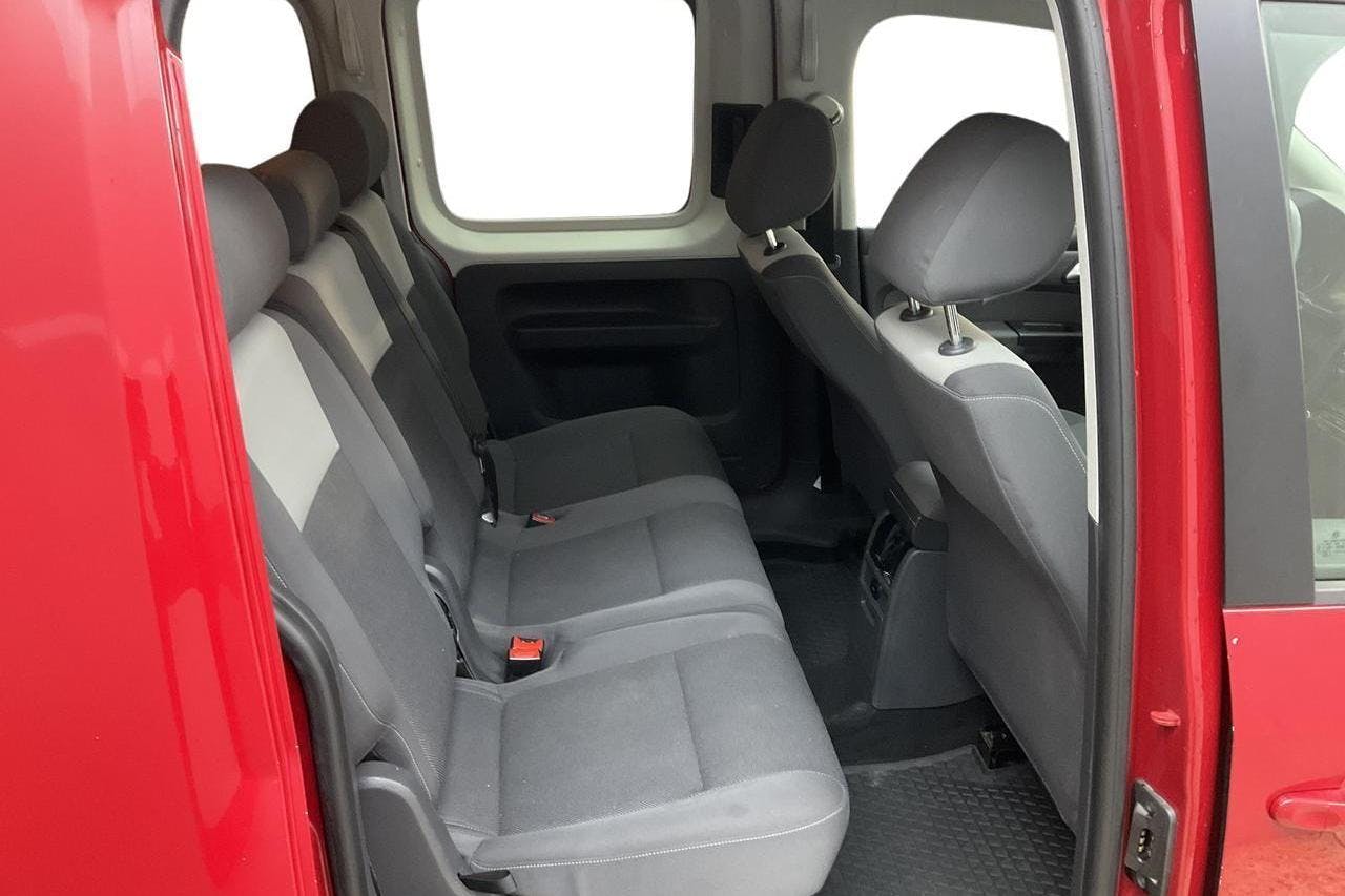 VW Caddy Life 1.2 TSI (105hk) - 116 320 km - Käsitsi - punane - 2014