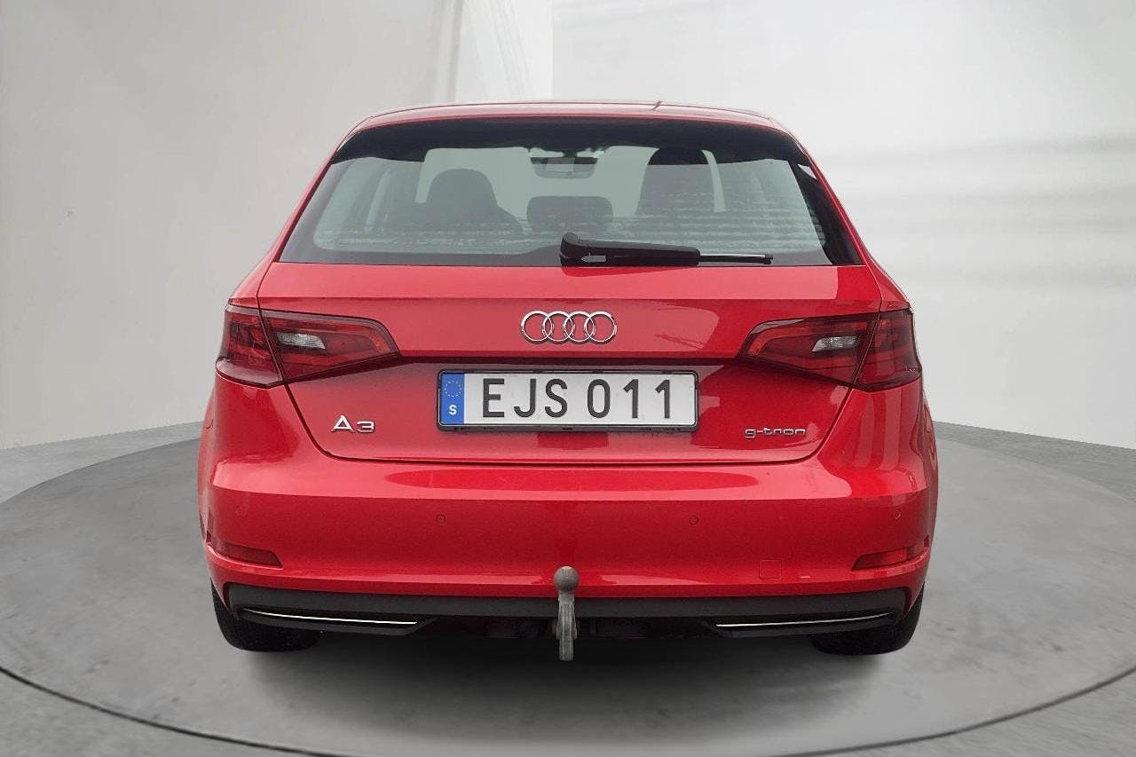 Audi A3 1.4 TFSI g-tron Sportback (110hk) - 223 890 km - Käsitsi - punane - 2016