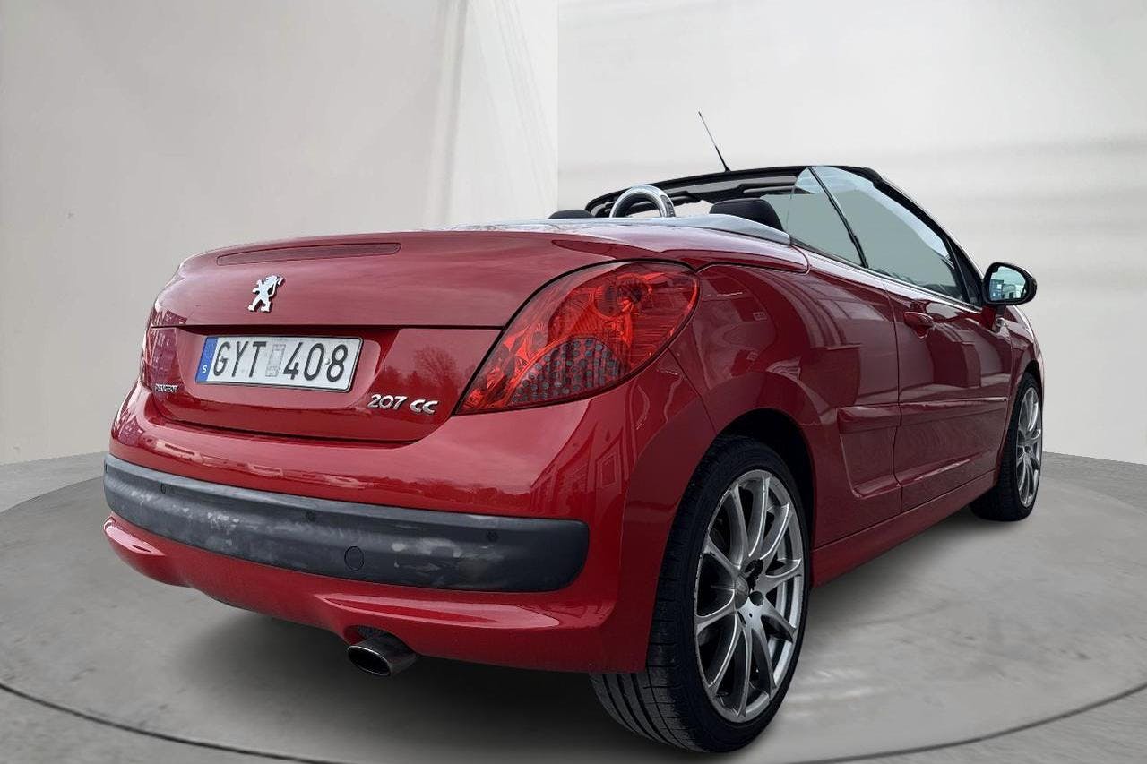 Peugeot 207 CC 1.6 Turbo (150hk) - 8 157 mil - Manuell - röd - 2008