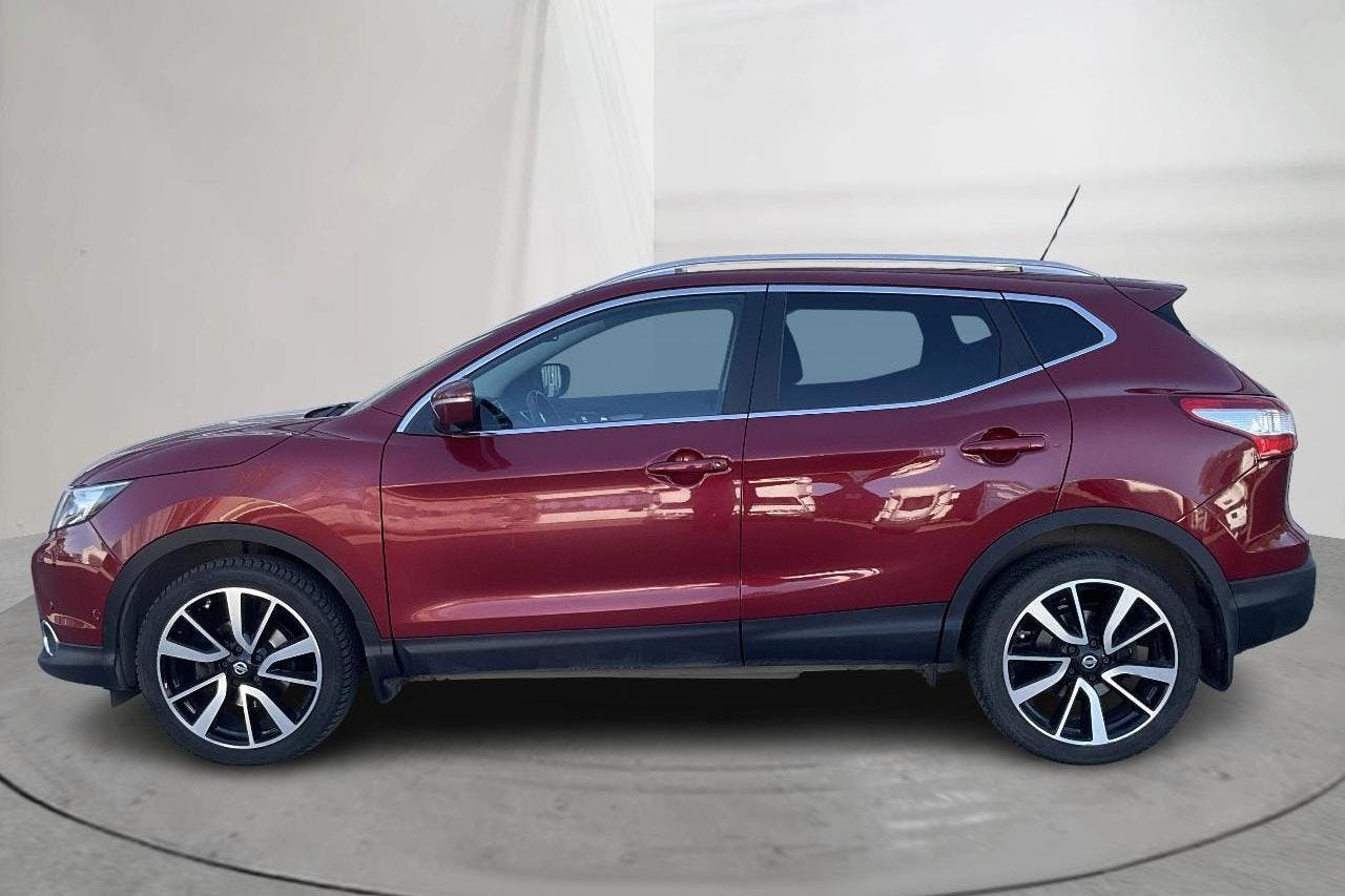 Nissan Qashqai 1.6 dCi (130hk) - 12 566 mil - Automat - röd - 2014
