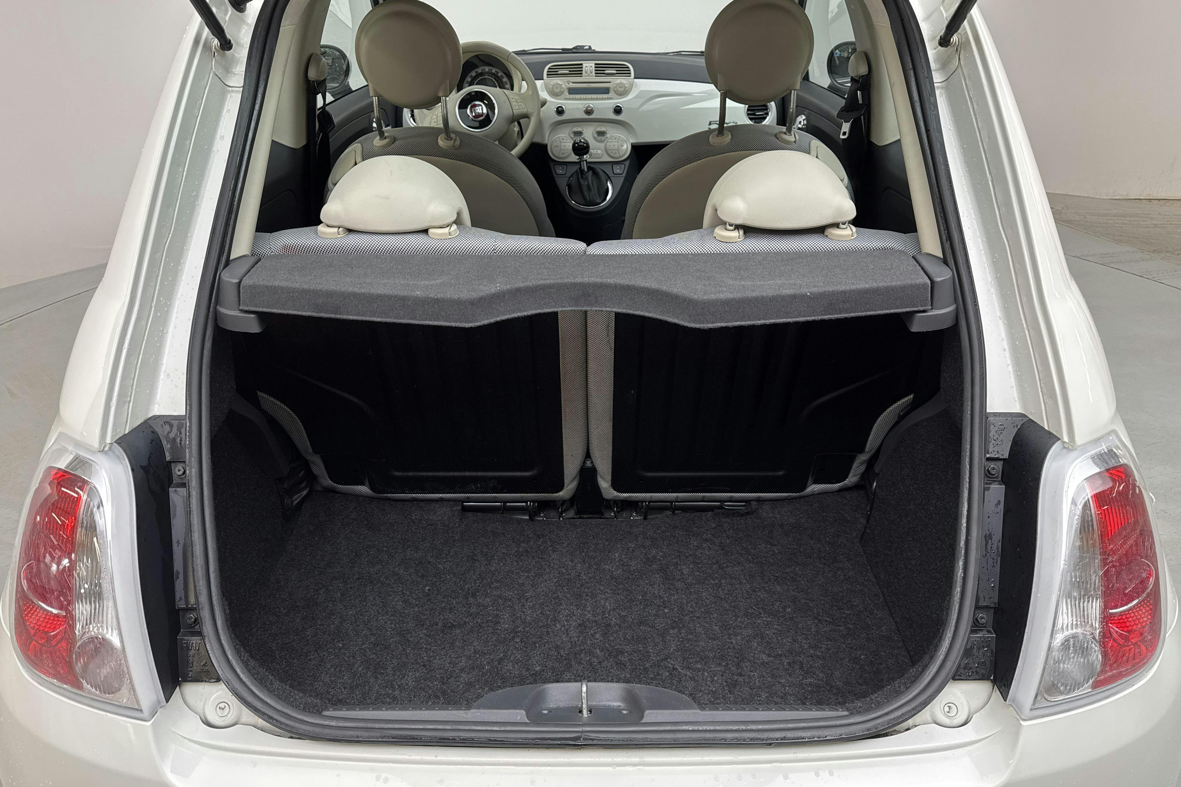 Fiat 500 1.2 (69hk) - 81 520 km - Manuaalinen - valkoinen - 2011