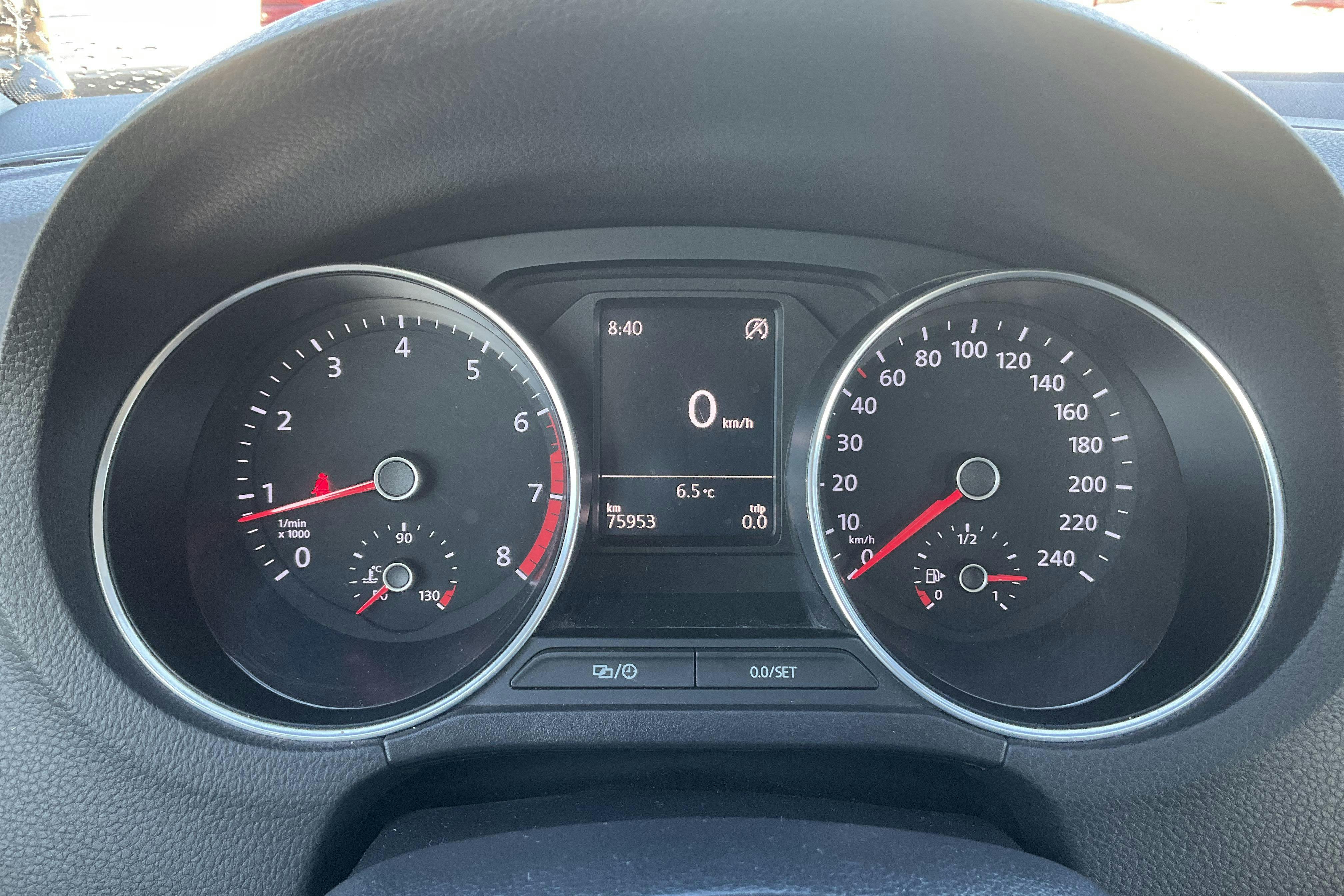 VW Polo 1.2 TSI 5dr (90hk) - 75 950 km - Manual - black - 2016