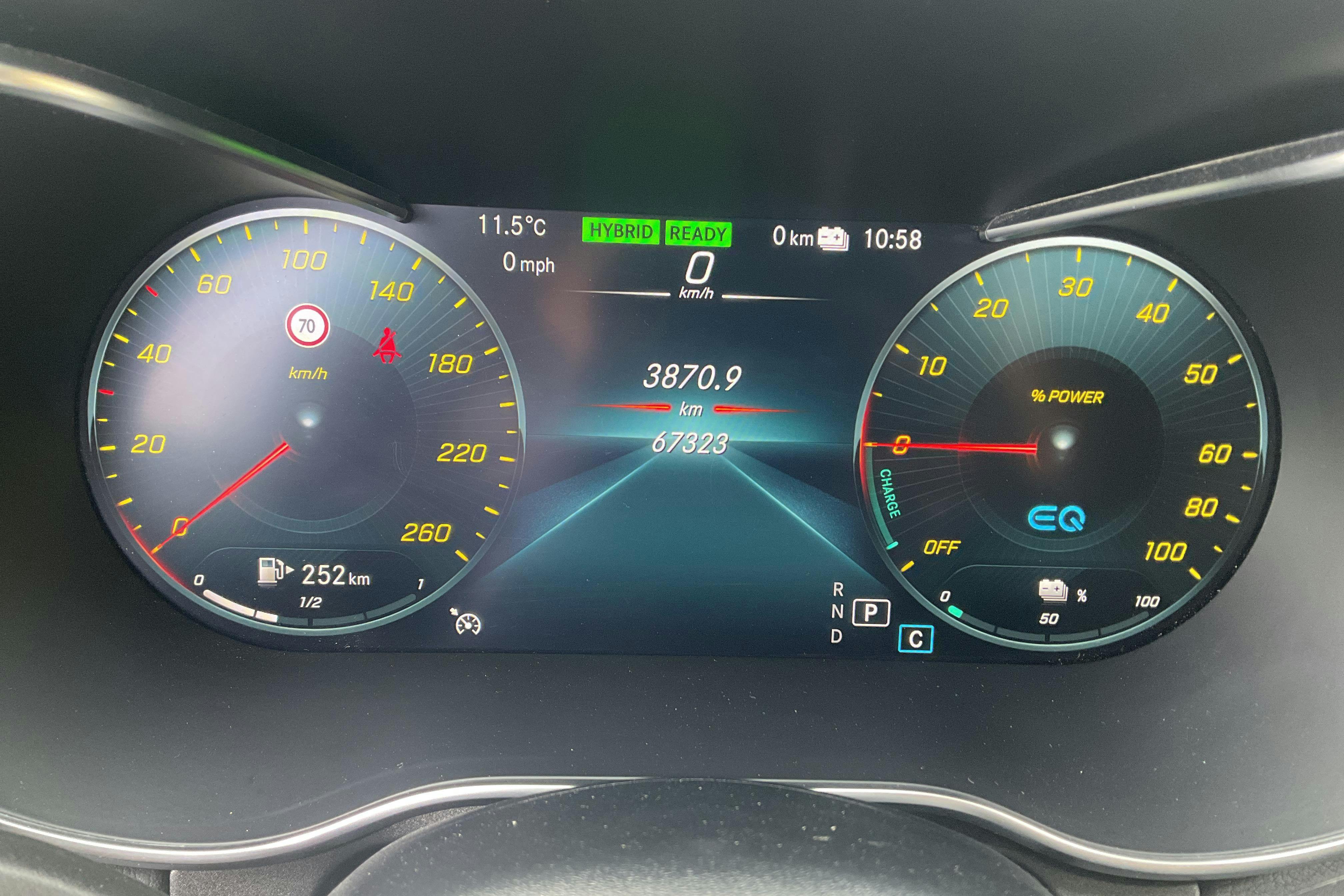 Mercedes C 300 de Kombi S205 (306hk) - 67 320 km - Automatyczna - szary - 2021