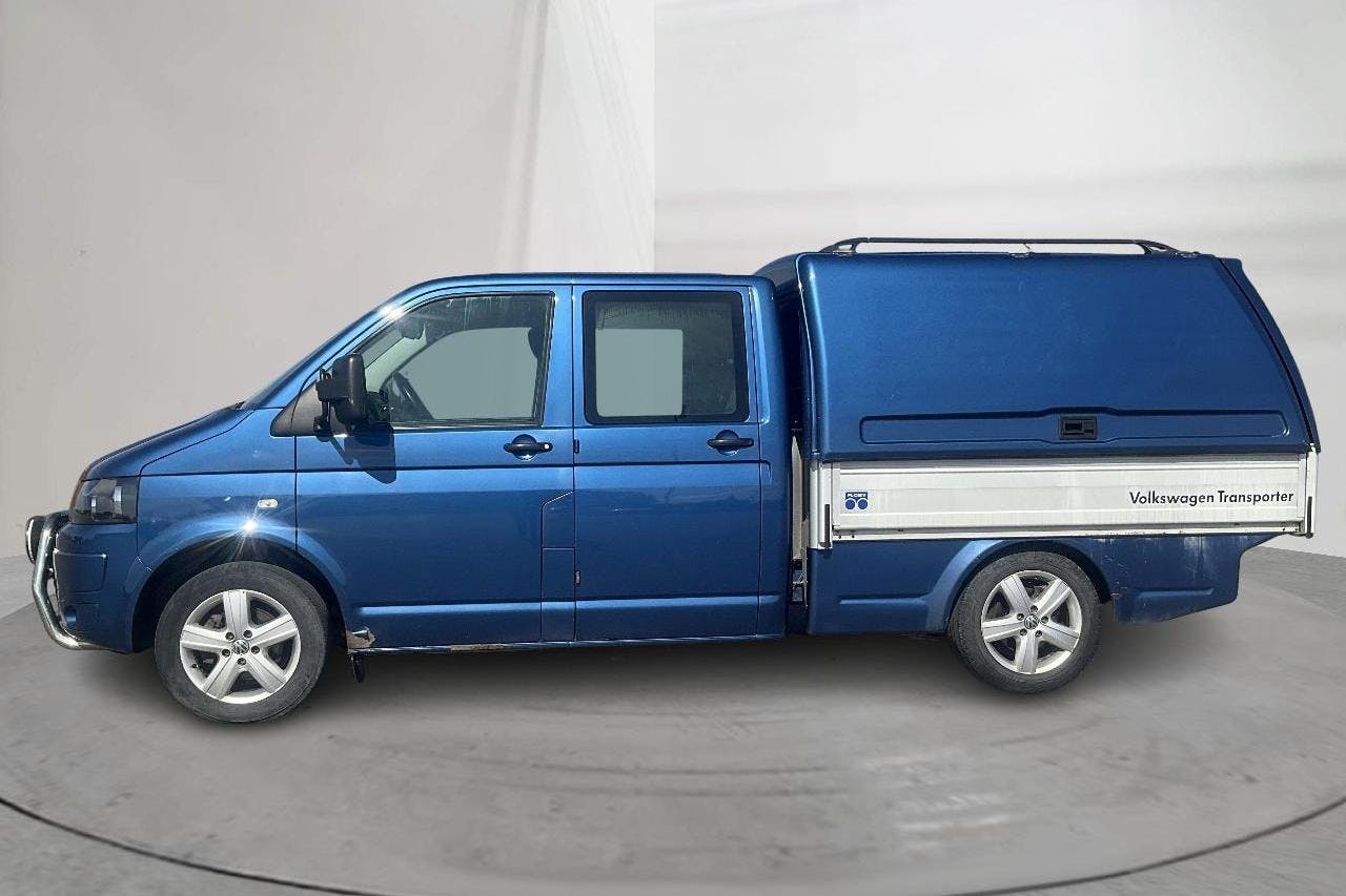 VW Transporter T5 2.0 BiTDI Pickup 4MOTION (180hk) - 176 680 km - Käsitsi - sinine - 2015