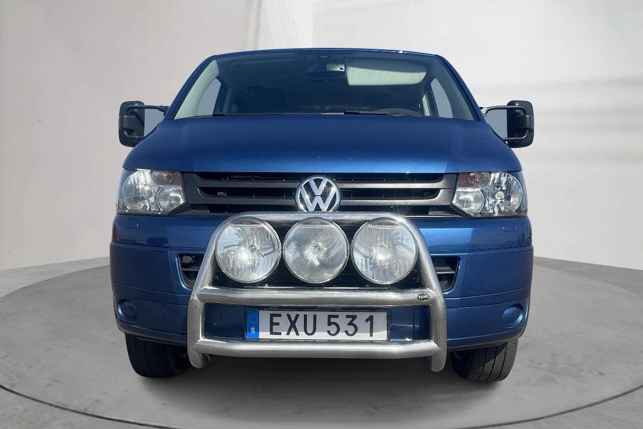 VW Transporter T5 2.0 BiTDI Pickup 4MOTION (180hk) - 176 680 km - Käsitsi - sinine - 2015