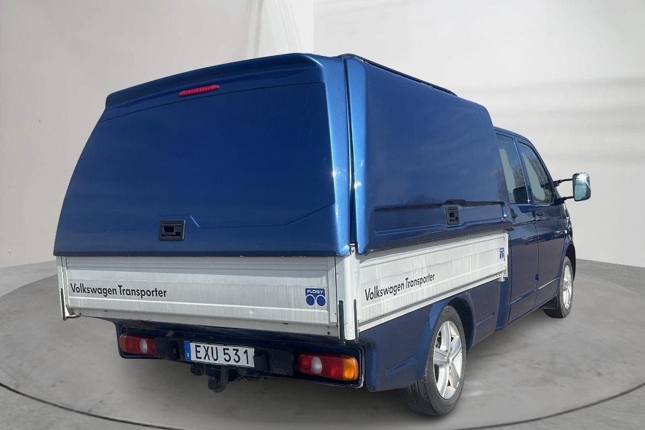 VW Transporter T5 2.0 BiTDI Pickup 4MOTION (180hk) - 176 680 km - Käsitsi - sinine - 2015