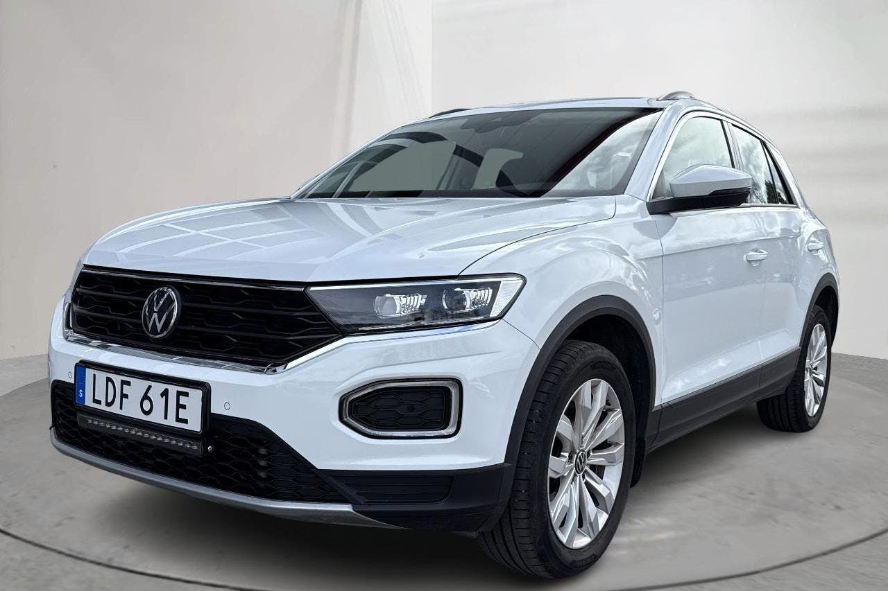 VW T-Roc 2.0 TDI 4MOTION (150hk) - 7 343 mil - Automat - vit - 2022
