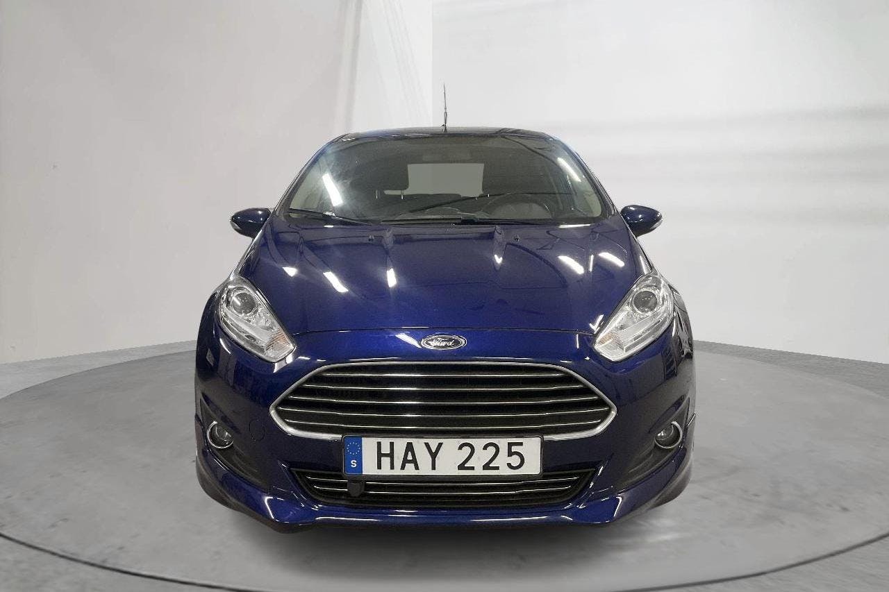 Ford Fiesta 1.0T EcoBoost 5dr (140hk) - 6 850 mil - Manuell - blå - 2015