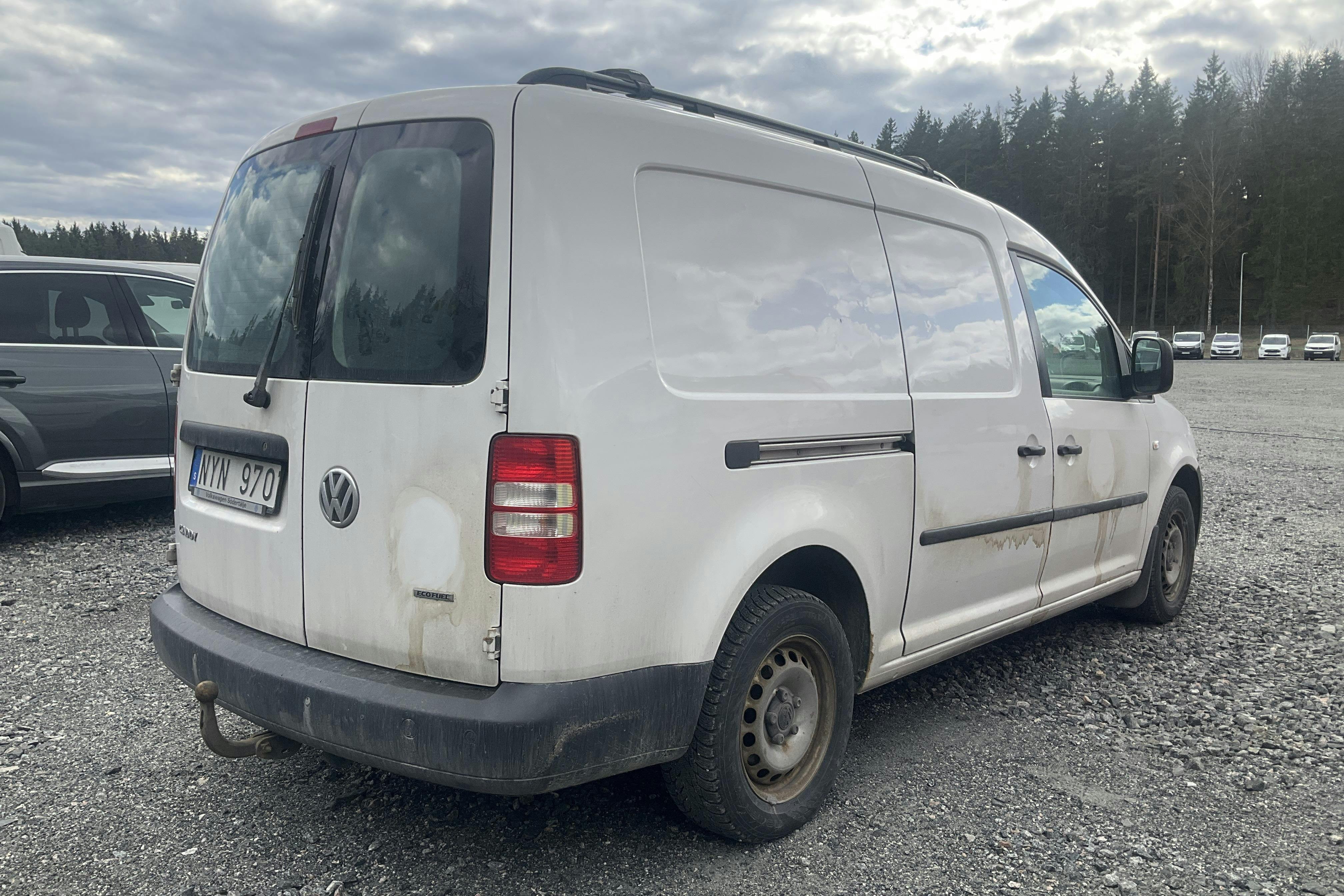VW Caddy 2.0 Ecofuel Maxi Skåp (109hk) - 122 210 km - Manuaalinen - valkoinen - 2014
