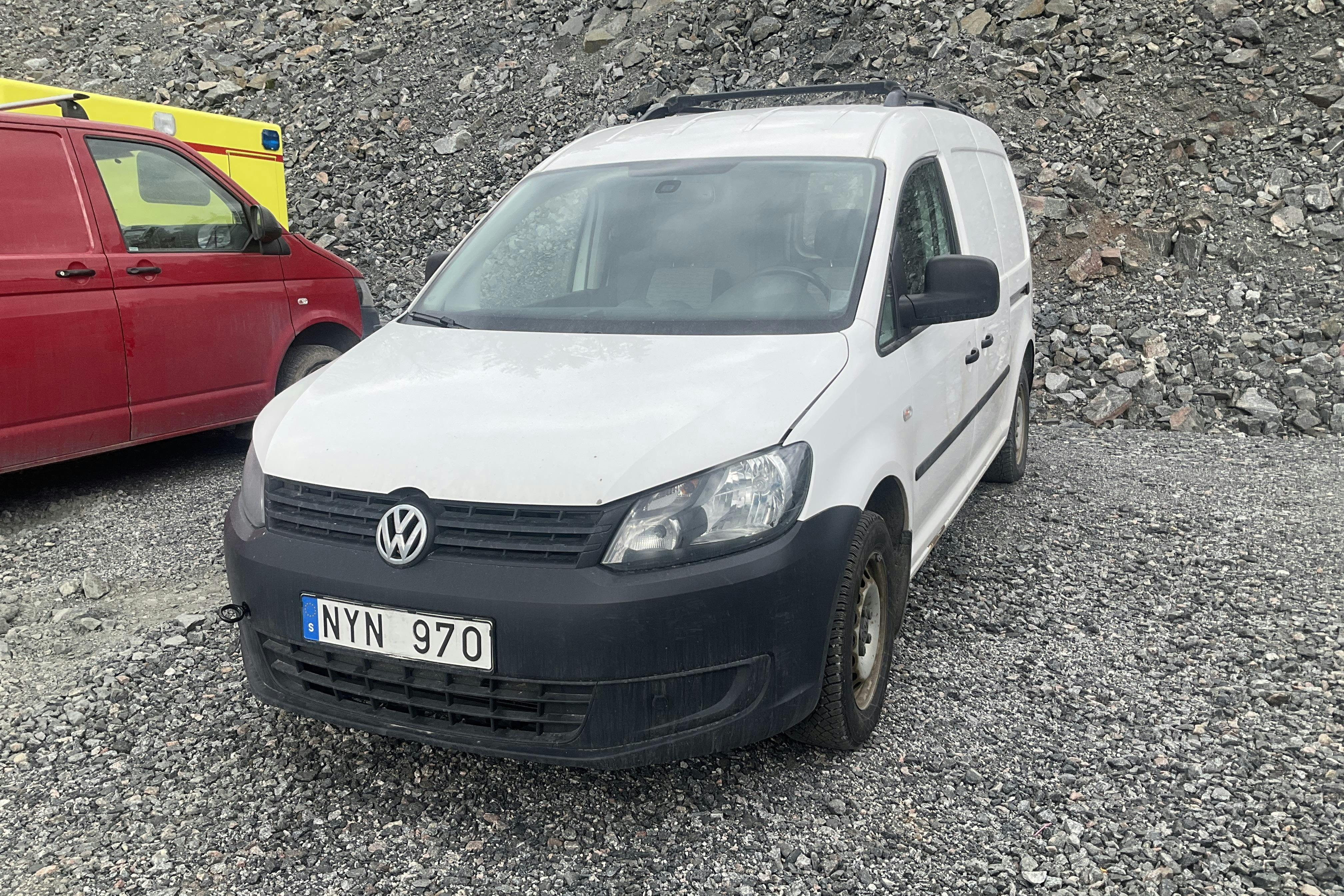 VW Caddy 2.0 Ecofuel Maxi Skåp (109hk) - 122 210 km - Manuaalinen - valkoinen - 2014