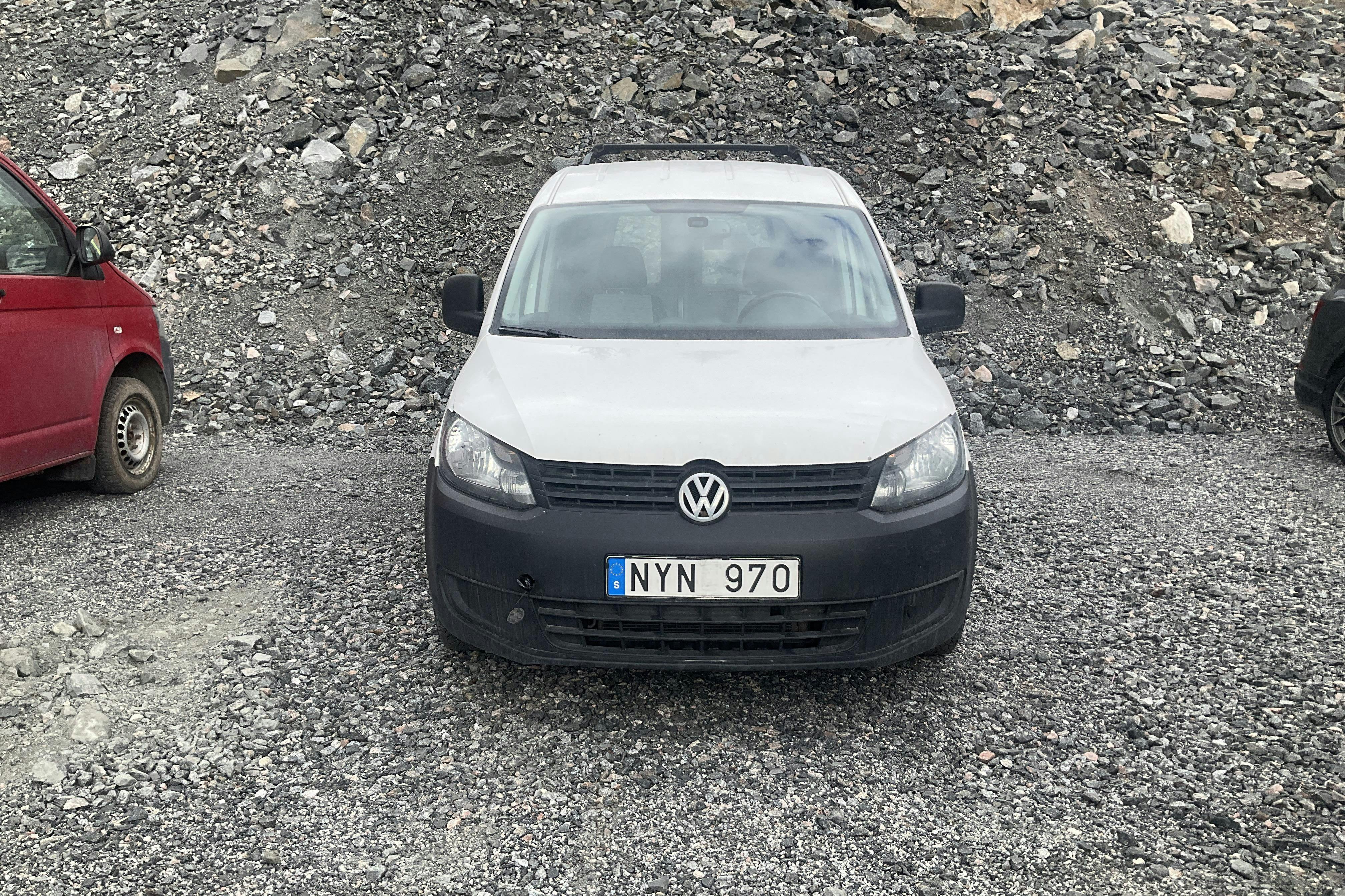 VW Caddy 2.0 Ecofuel Maxi Skåp (109hk) - 122 210 km - Manuaalinen - valkoinen - 2014