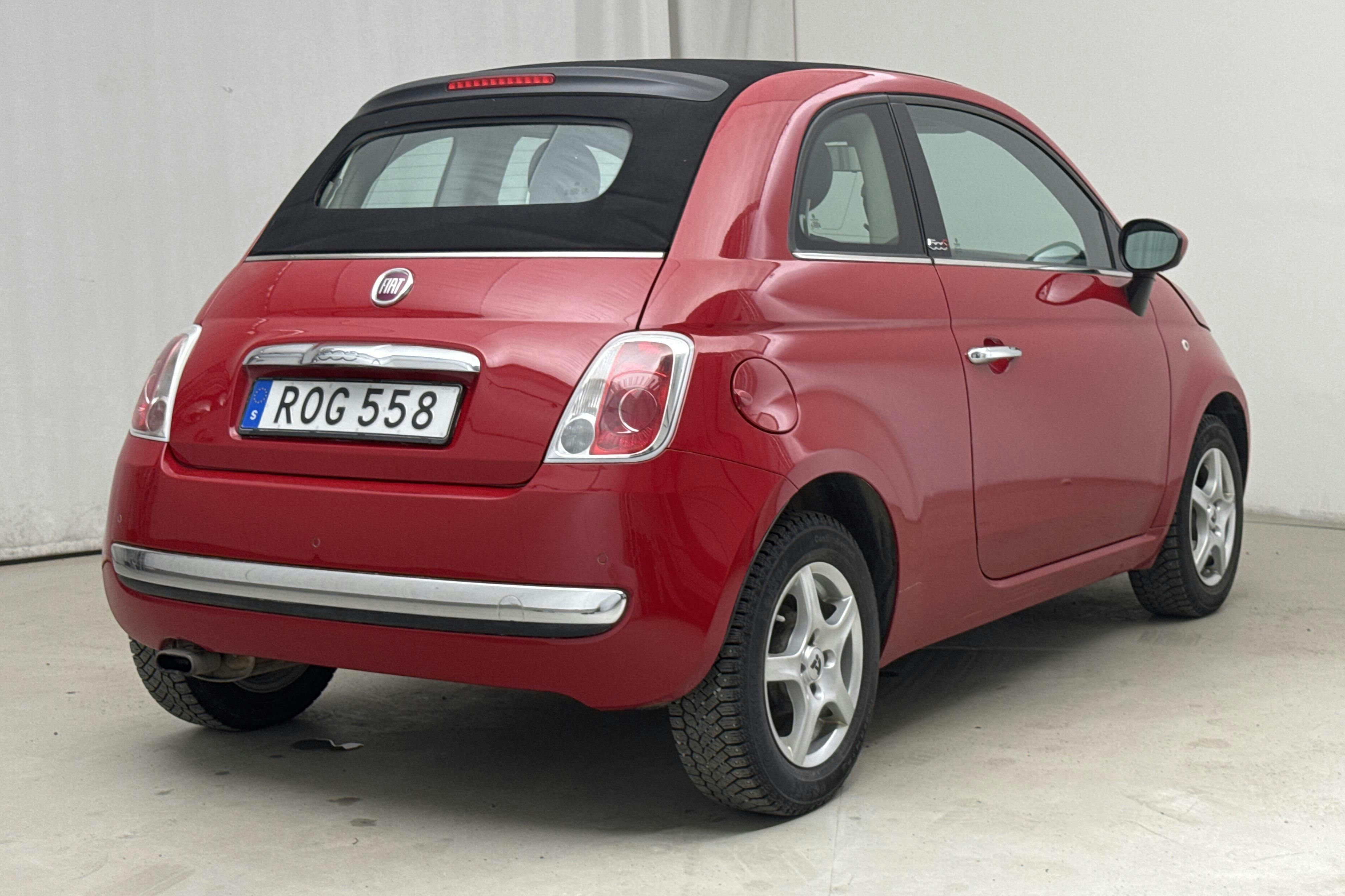 Fiat 500C 1.2 (69hk) - 49 460 km - Manual - red - 2014