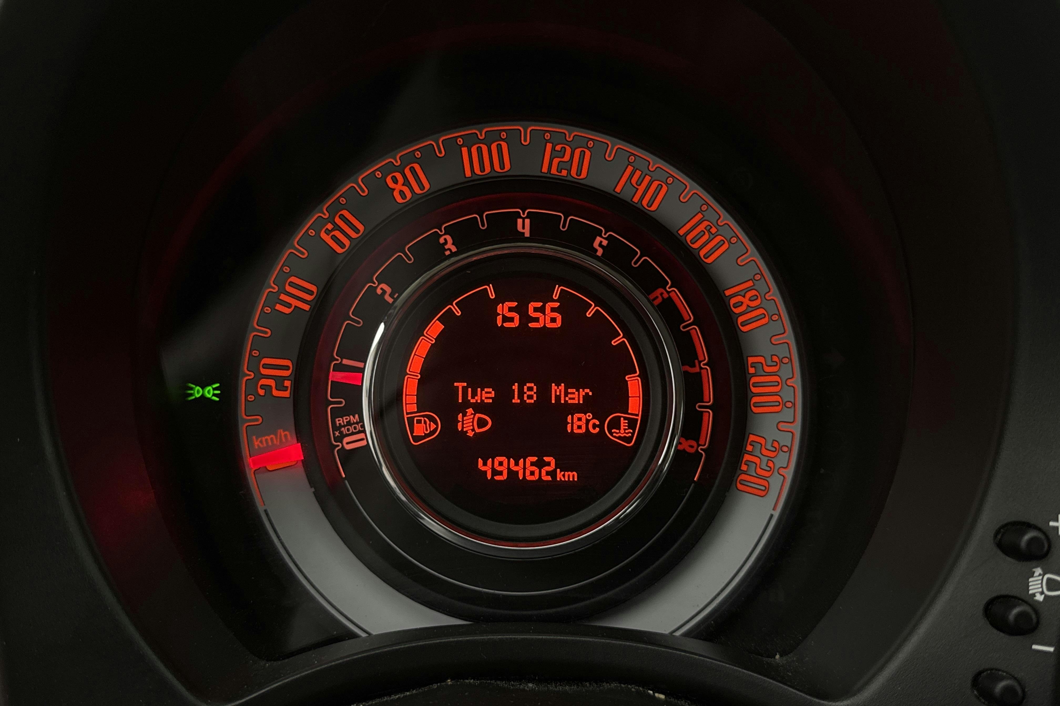 Fiat 500C 1.2 (69hk) - 49 460 km - Manual - red - 2014