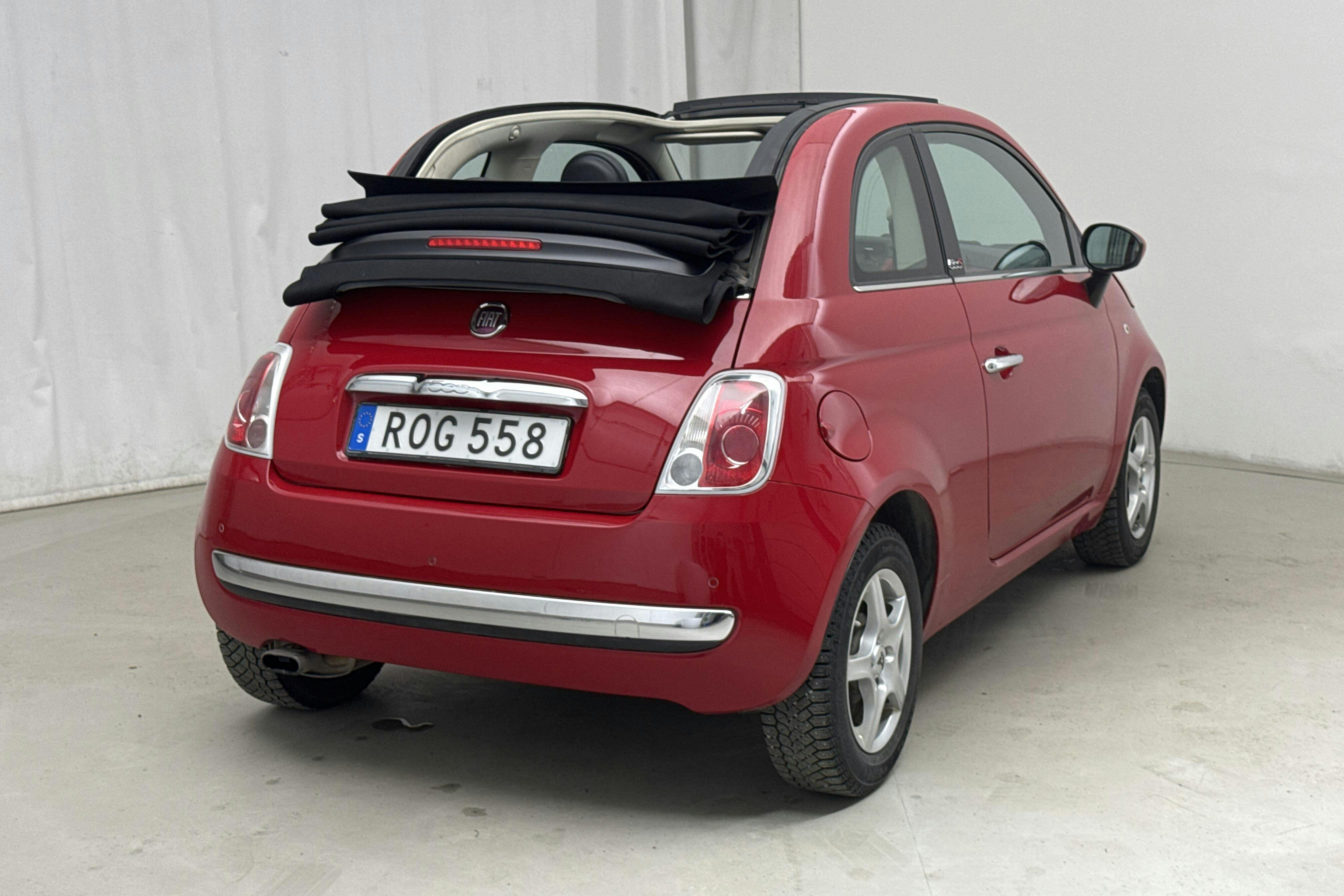 Fiat 500C 1.2 (69hk) - 49 460 km - Manual - red - 2014