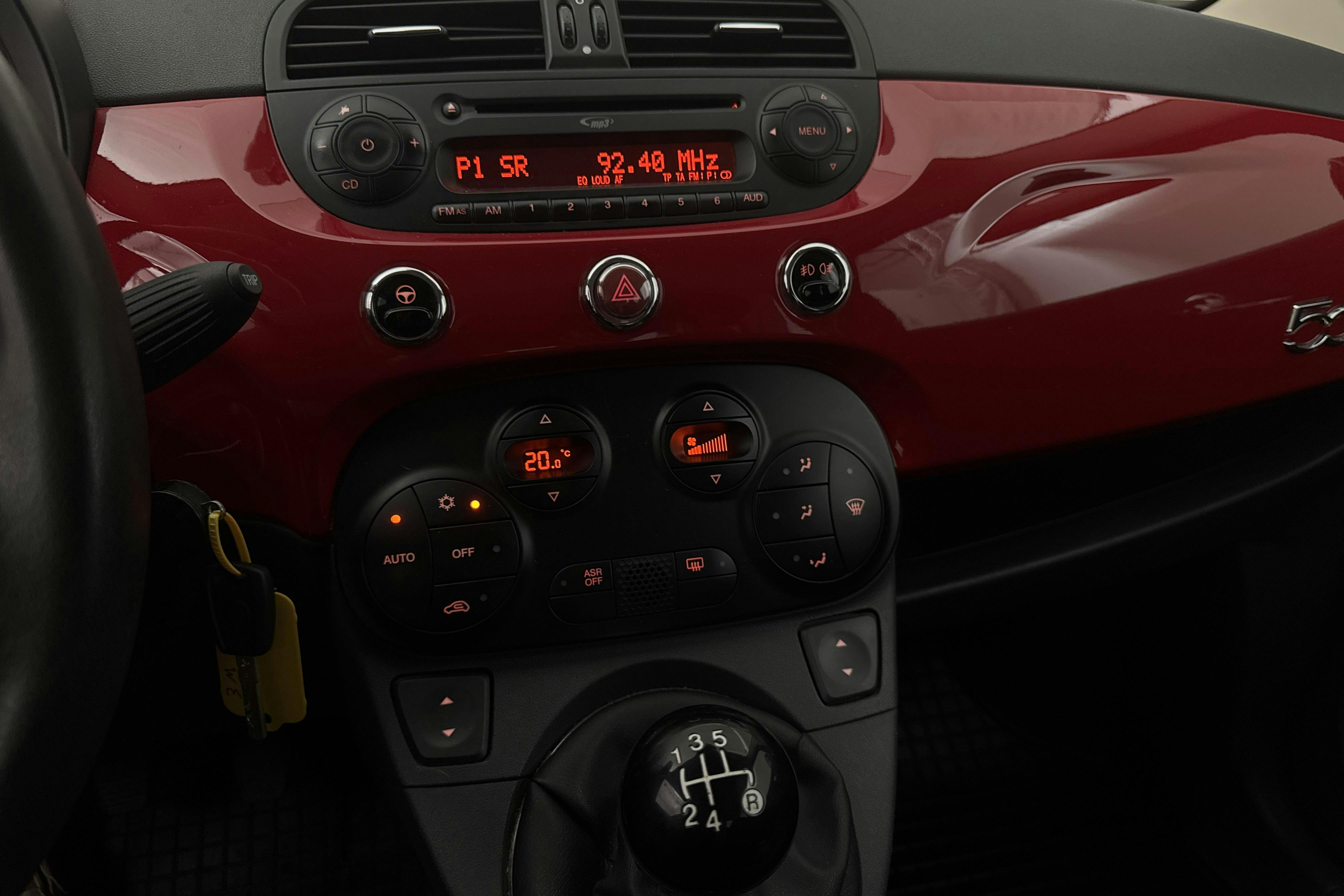 Fiat 500C 1.2 (69hk) - 49 460 km - Manual - red - 2014