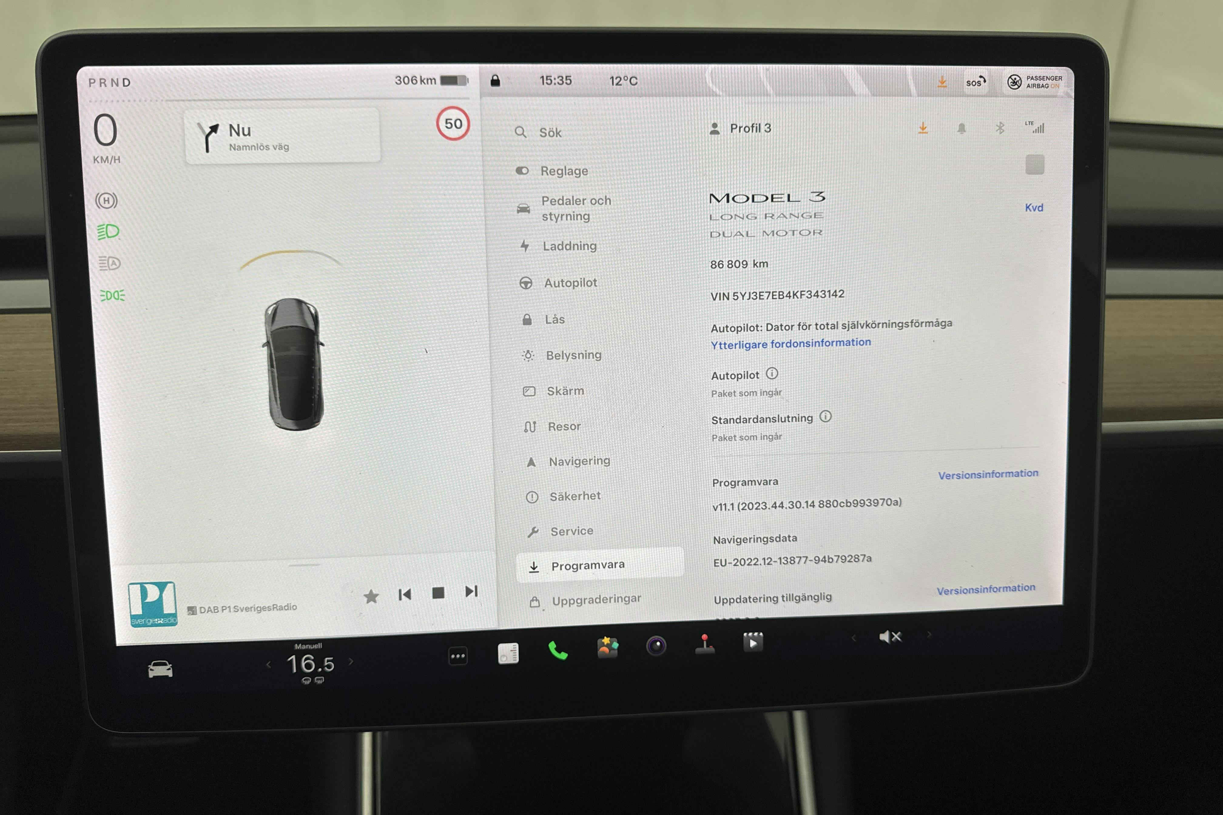 Tesla Model 3 Long Range Dual Motor AWD - 86 810 km - Automaattinen - harmaa - 2019