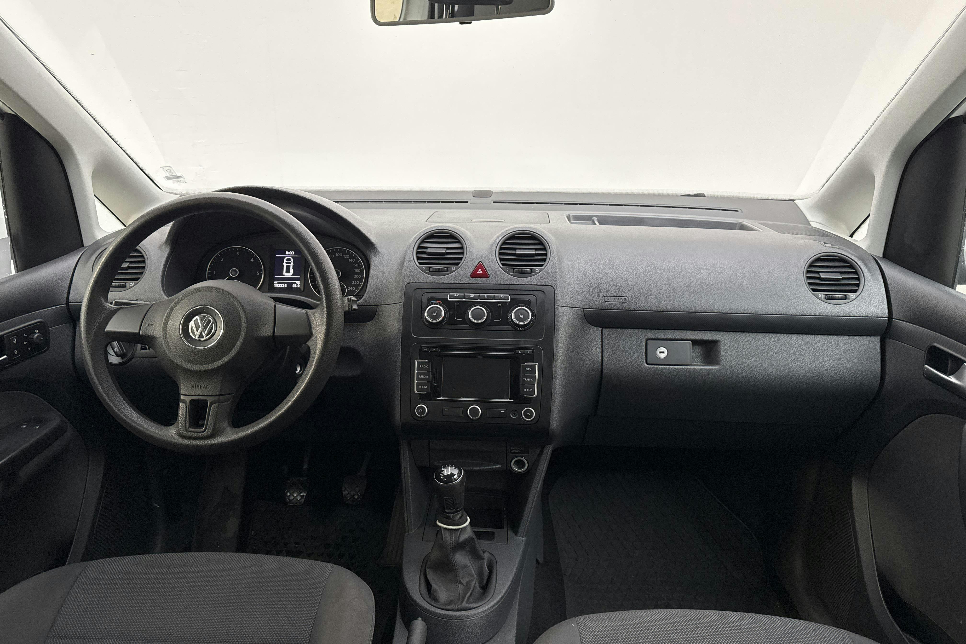 VW Caddy Life 1.6 TDI (102hk) - 192 530 km - Manualna - biały - 2014
