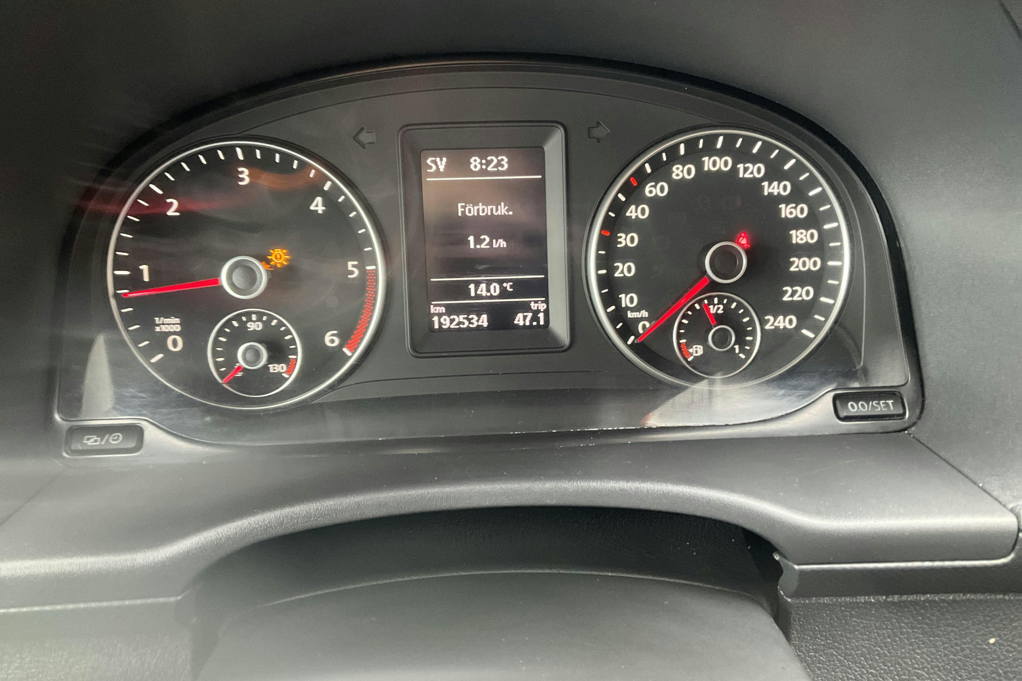 VW Caddy Life 1.6 TDI (102hk) - 192 530 km - Manualna - biały - 2014