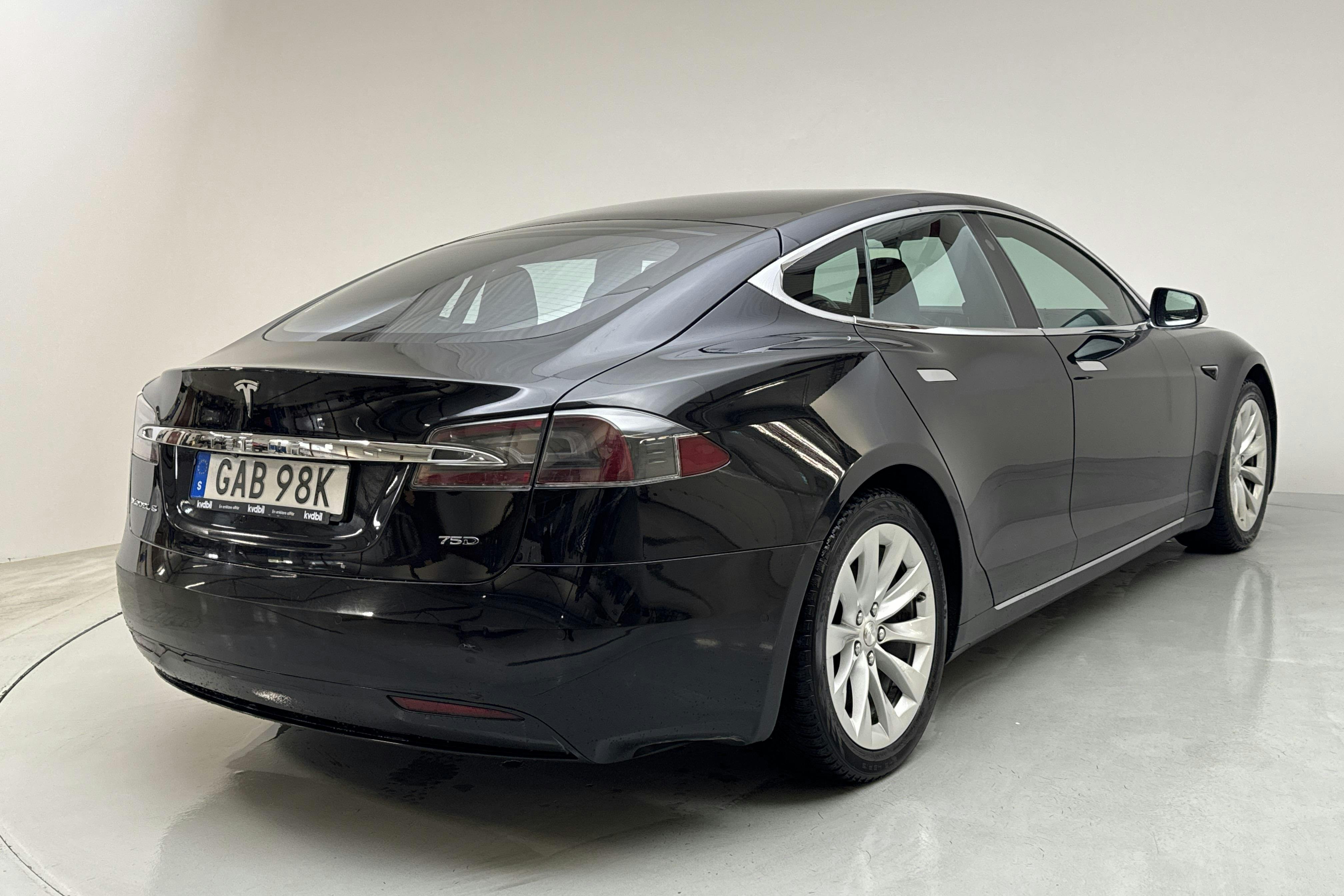 Tesla Model S 75D - 14 890 mil - Automat - svart - 2018